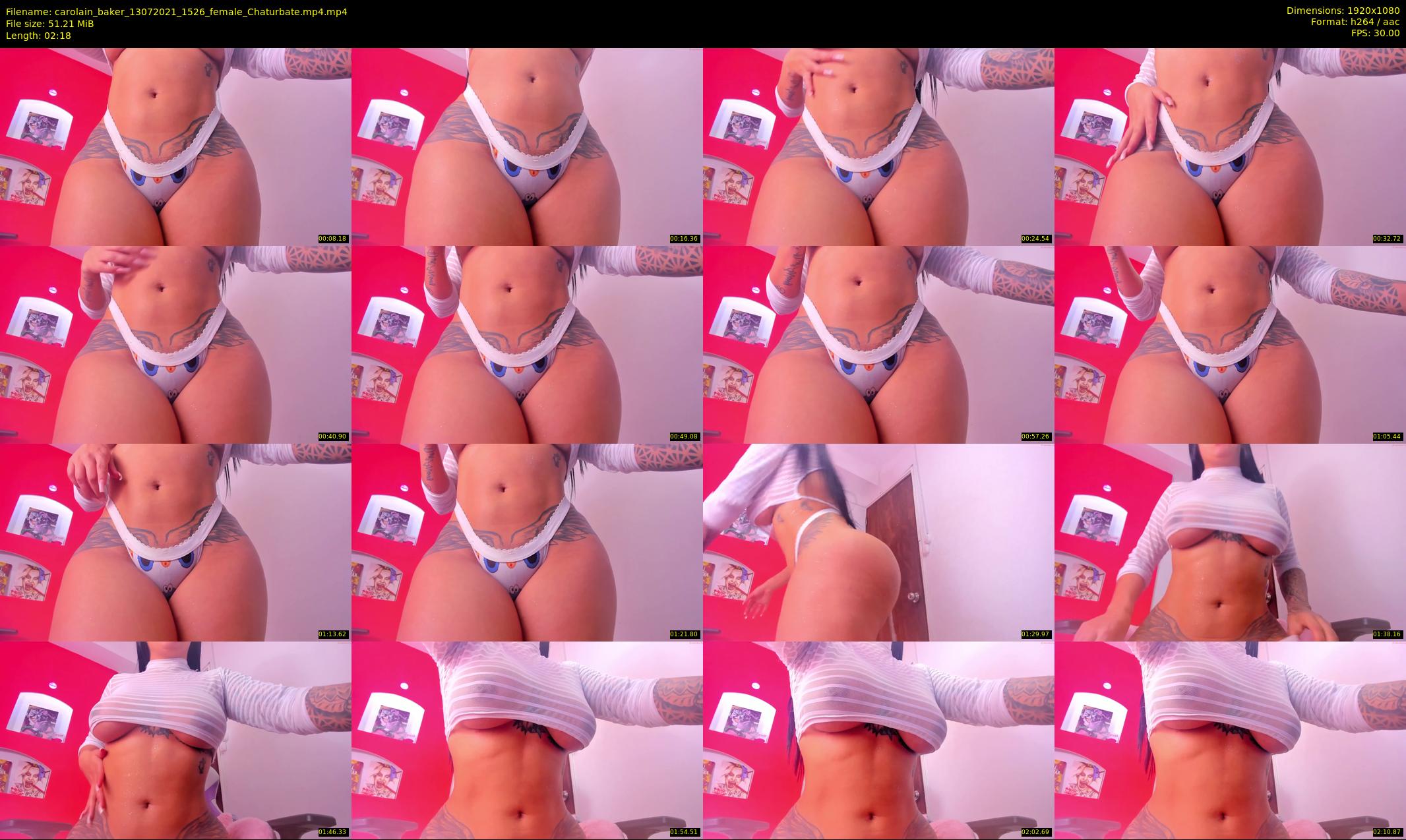 carolain_baker — 3 minute Chaturbate female cam show recording, 1080p, Jul 13, 2021