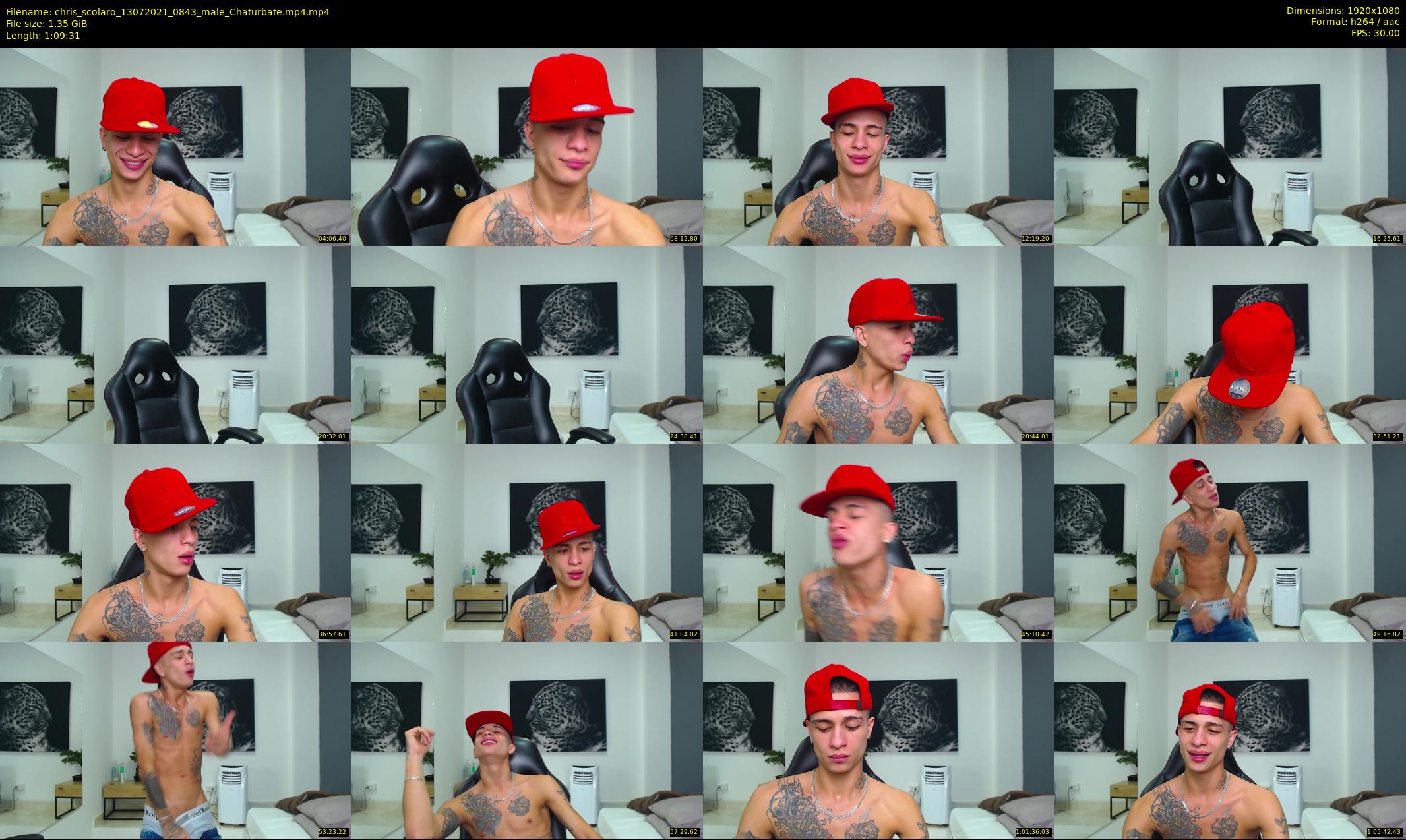 chris_scolaro — 70 minute Chaturbate male cam show recording, 1080p, Jul 13, 2021