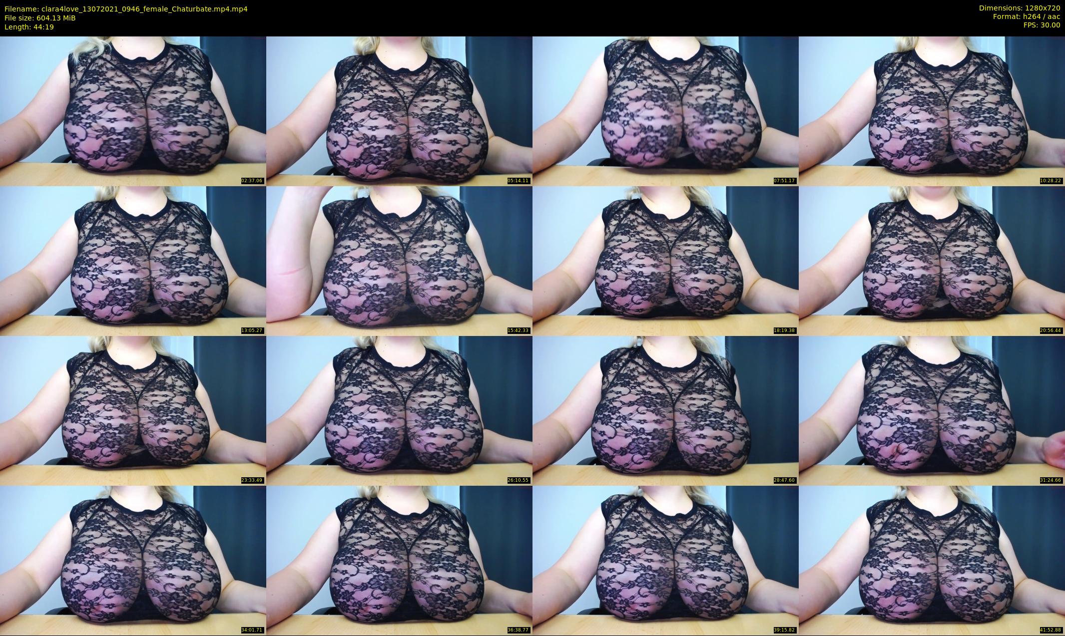 clara4love — 45 minute Chaturbate female cam show recording, 720p, Jul 13, 2021
