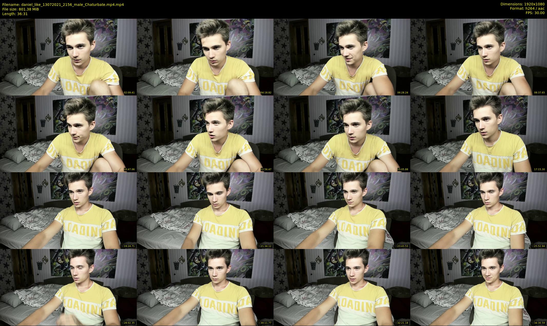 daniel_like — 37 minute Chaturbate male cam show recording, 1080p, Jul 13, 2021
