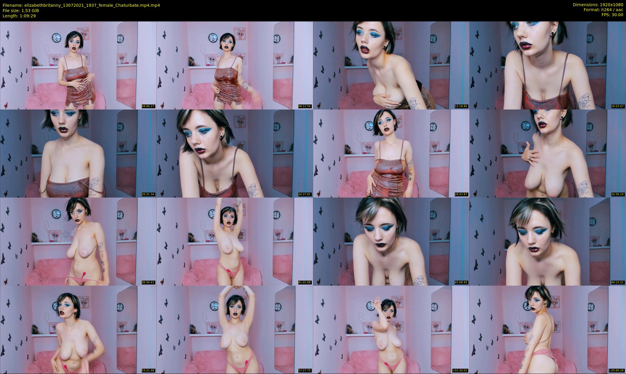 elizabethbritanny — 70 minute Chaturbate female cam show recording, 1080p, Jul 13, 2021