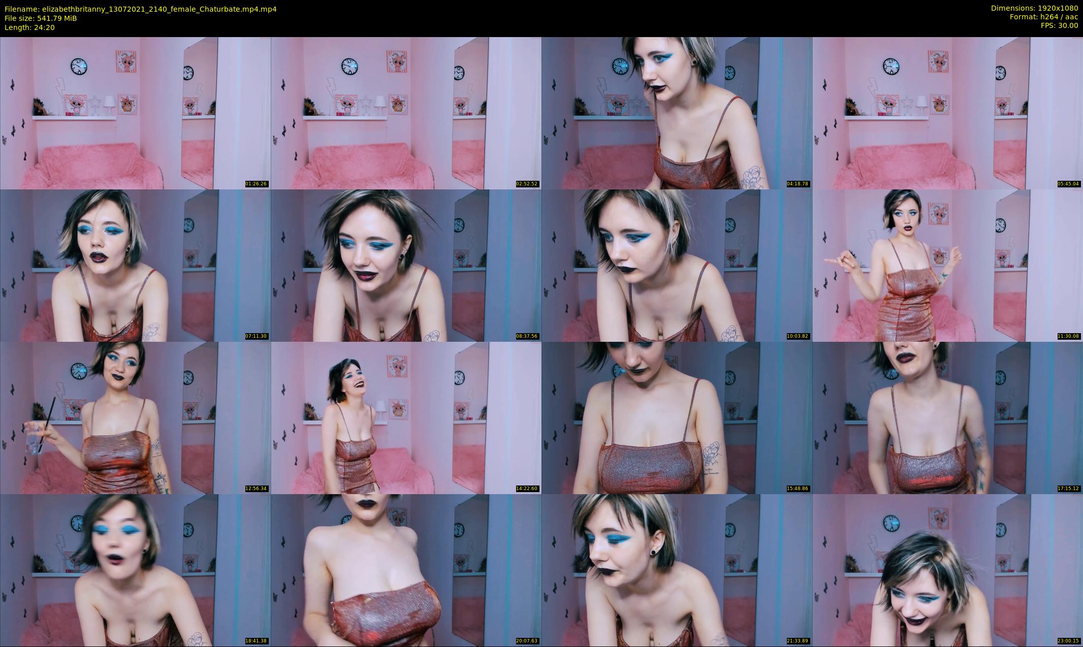 elizabethbritanny — 25 minute Chaturbate female cam show recording, 1080p, Jul 13, 2021