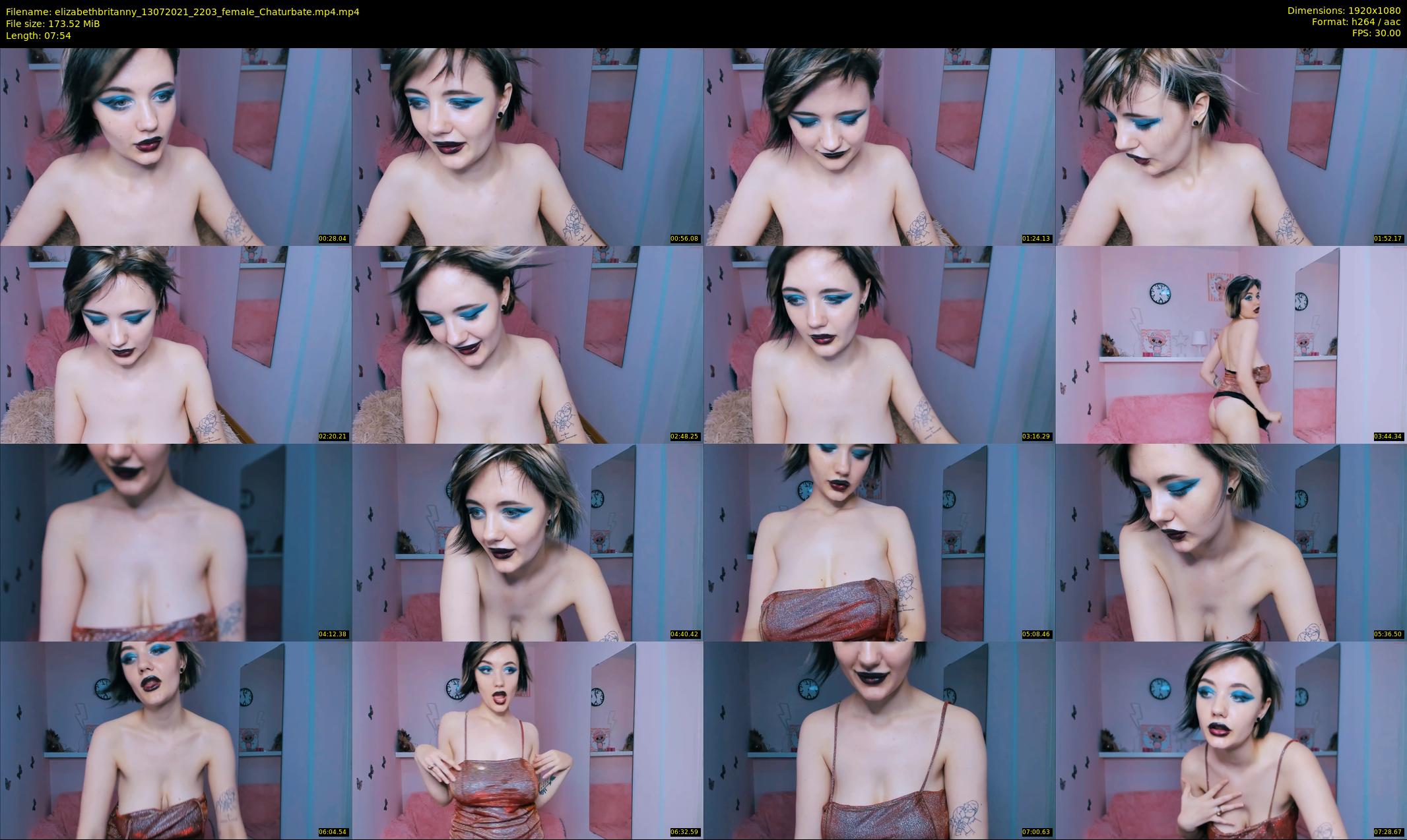 elizabethbritanny — 8 minute Chaturbate female cam show recording, 1080p, Jul 13, 2021