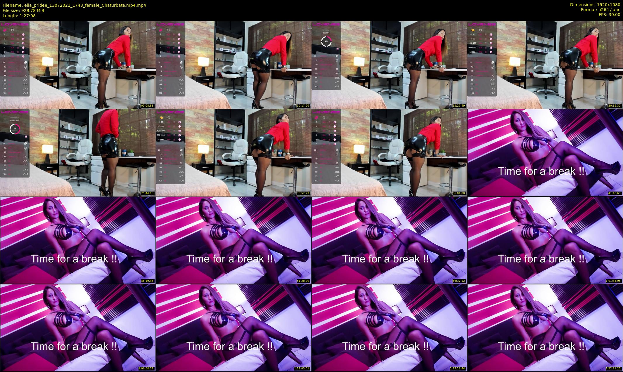 ella_pridee — 88 minute Chaturbate female cam show recording, 1080p, Jul 13, 2021