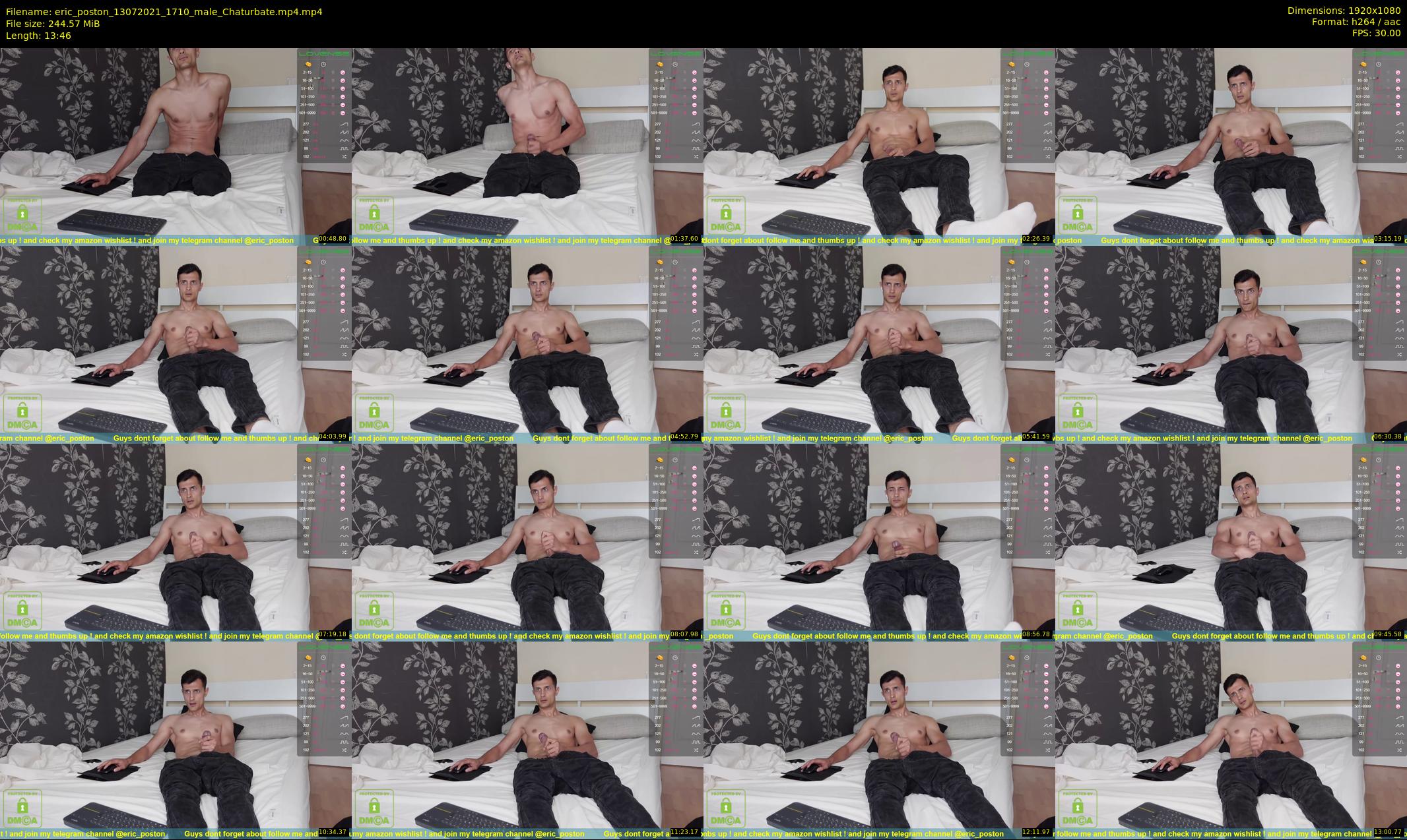eric_poston — 14 minute Chaturbate male cam show recording, 1080p, Jul 13, 2021