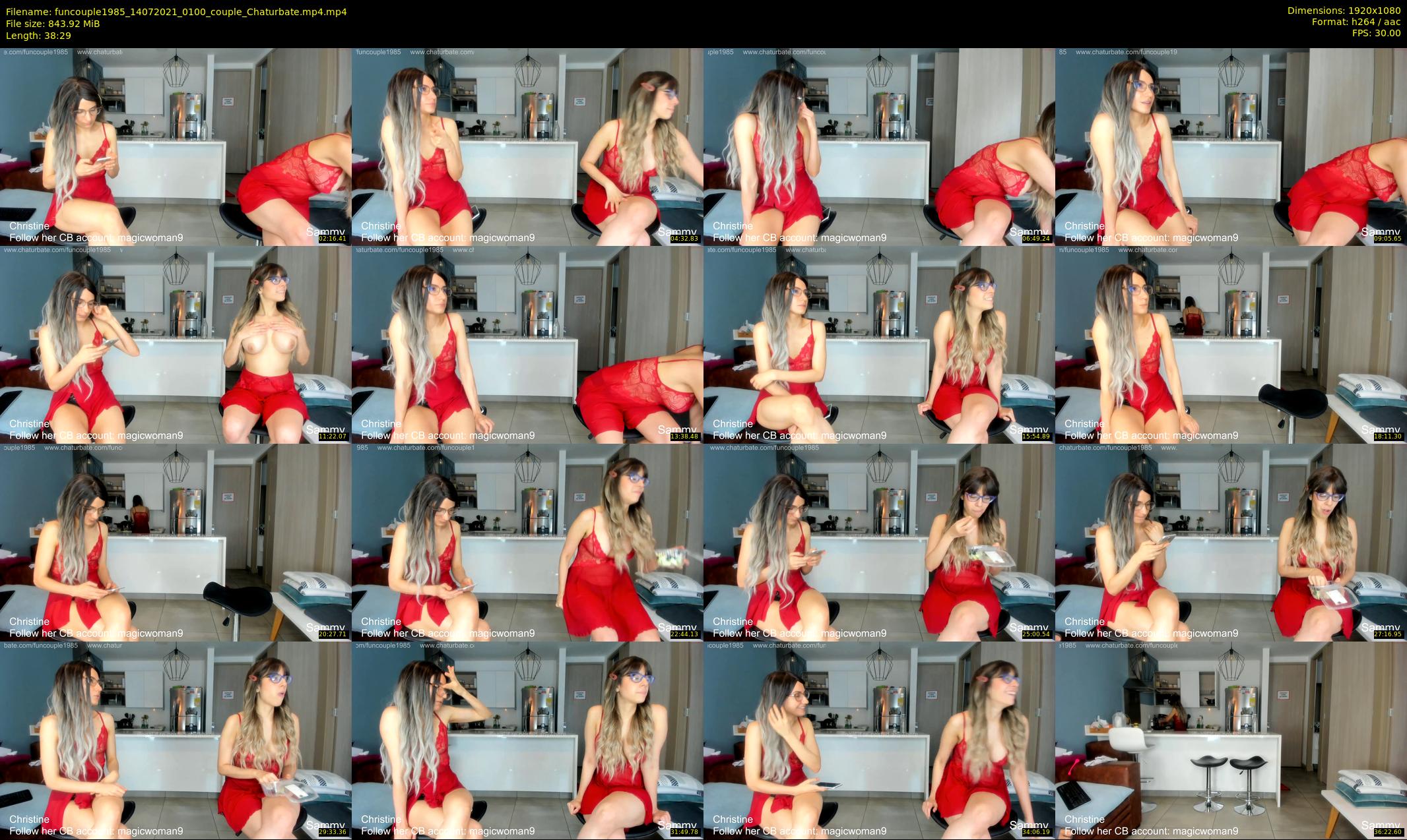 funcouple1985 — 39 minute Chaturbate couple cam show recording, 1080p, Jul 14, 2021
