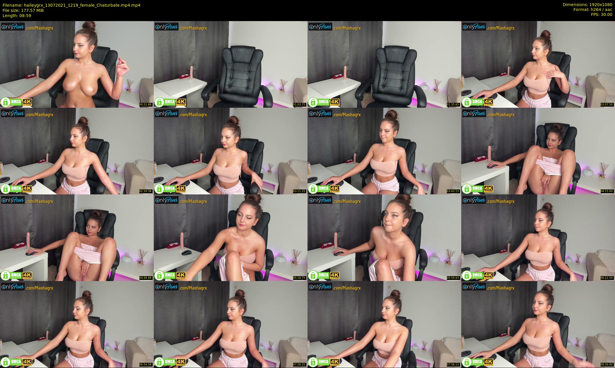 haileygrx — 9 minute Chaturbate female cam show recording, 1080p, Jul 13, 2021