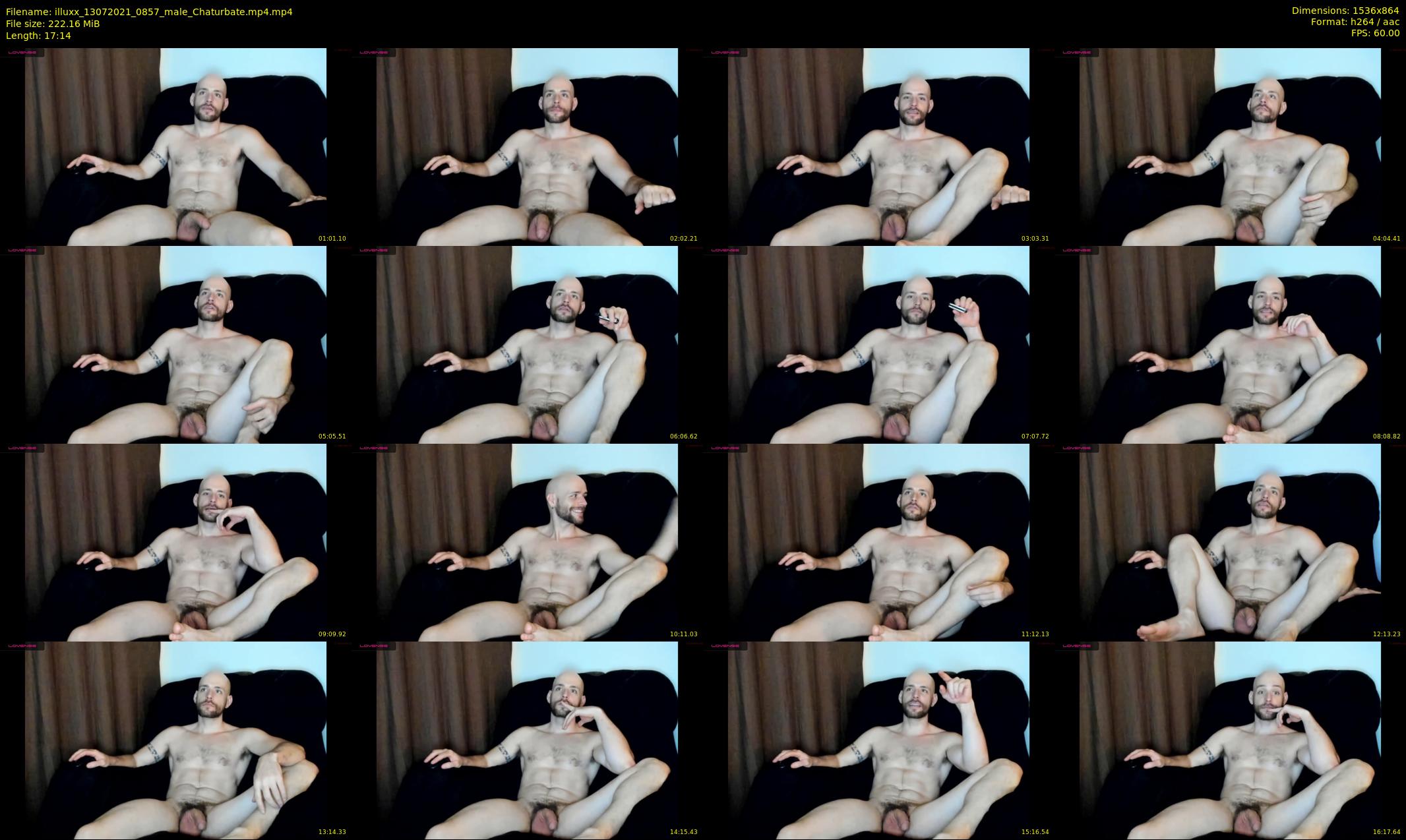 illuxx — 18 minute Chaturbate male cam show recording, 720p, Jul 13, 2021