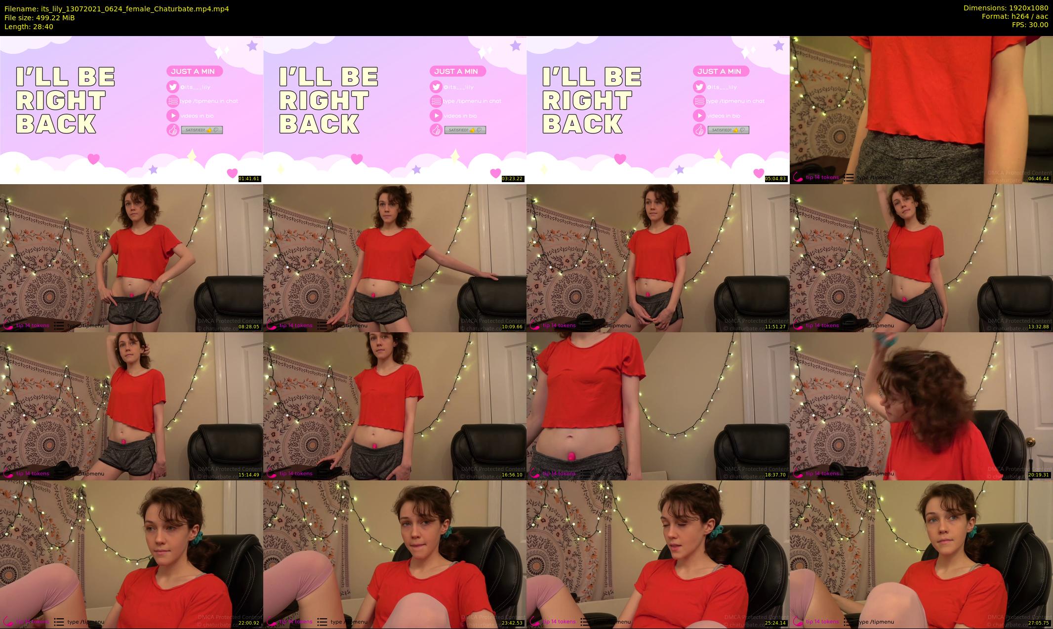 its_lily — 29 minute Chaturbate female cam show recording, 1080p, Jul 13, 2021
