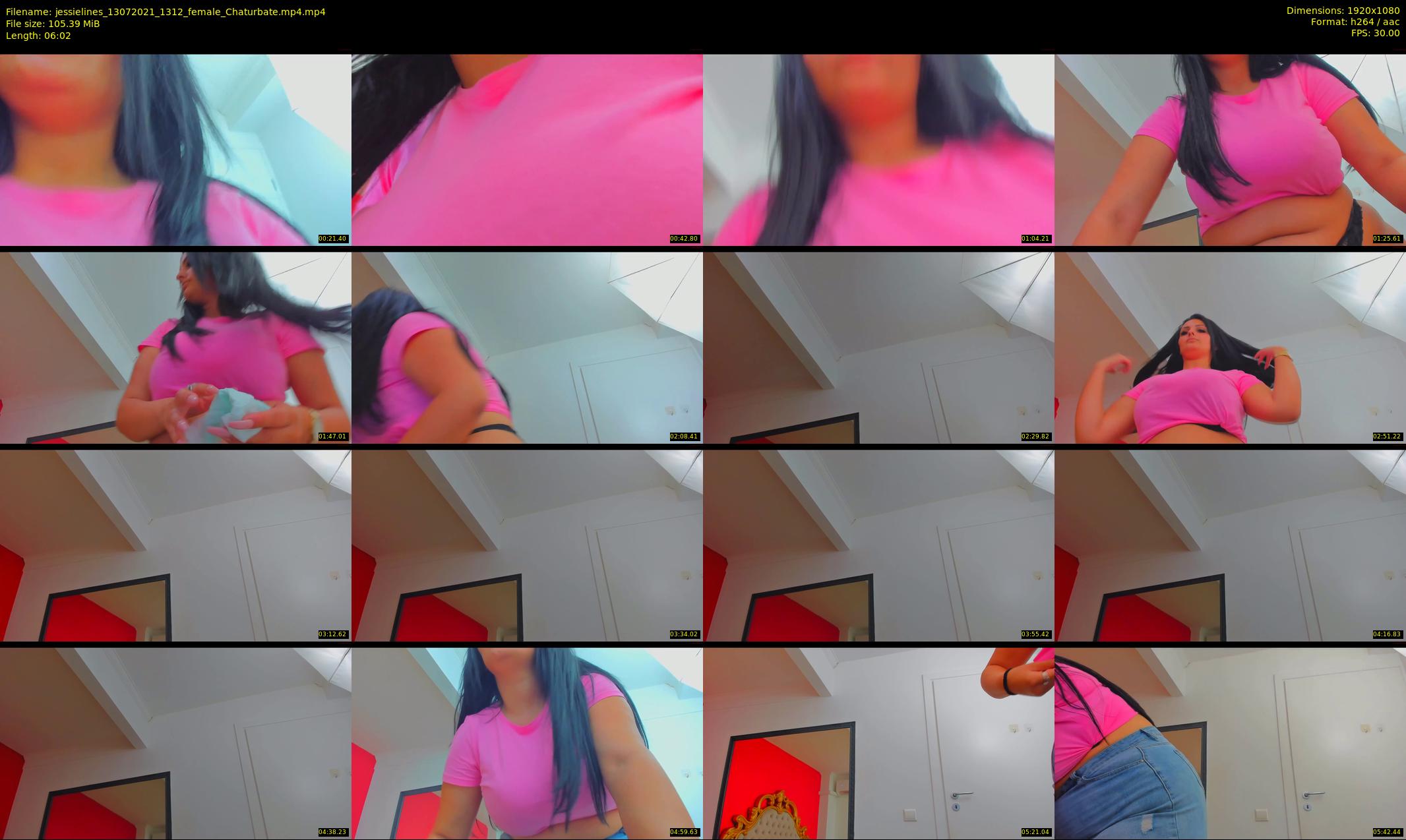 jessielines — 7 minute Chaturbate female cam show recording, 1080p, Jul 13, 2021