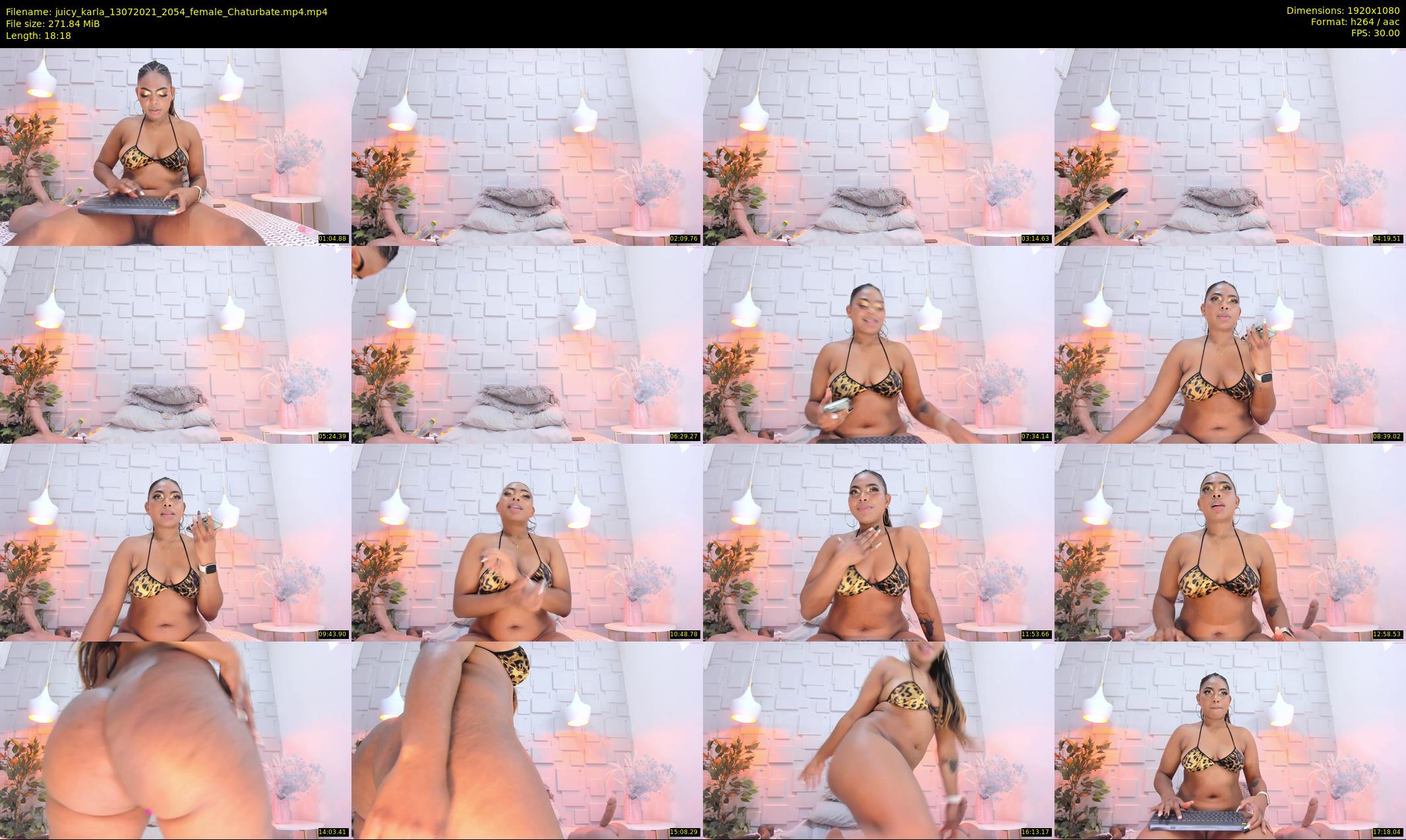juicy_karla — 19 minute Chaturbate female cam show recording, 1080p, Jul 13, 2021