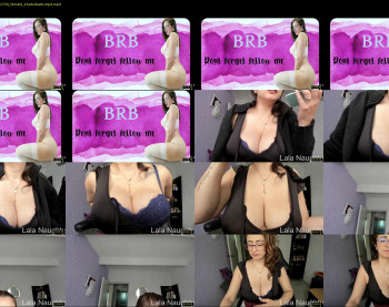 lalanaughty1 — 45 minute Chaturbate female cam show recording, 720p, Jul 13, 2021