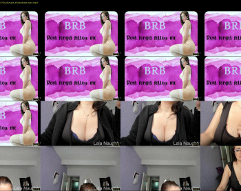 lalanaughty1 — 61 minute Chaturbate female cam show recording, 720p, Jul 13, 2021
