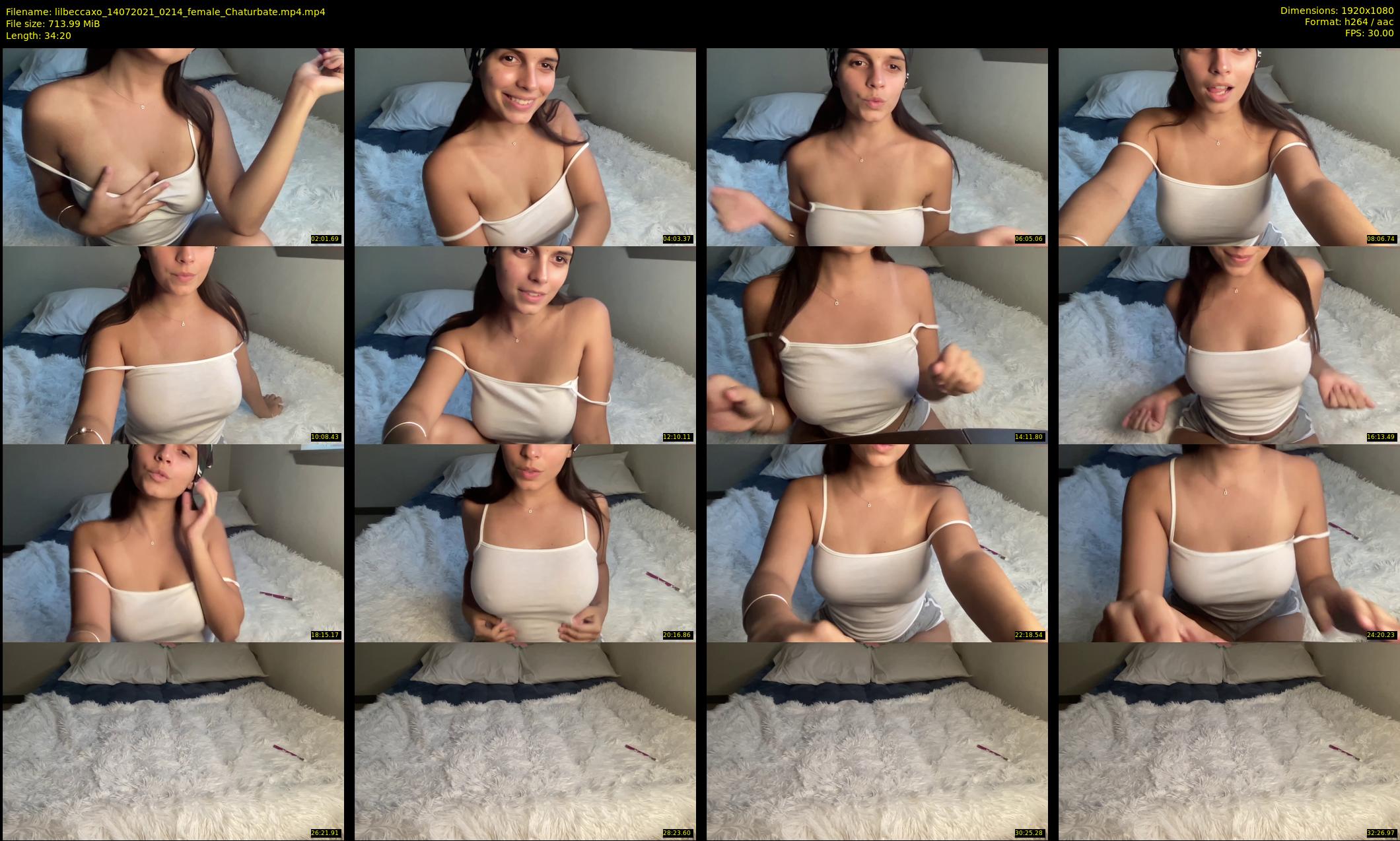 lilbeccaxo — 35 minute Chaturbate female cam show recording, 1080p, Jul 14, 2021