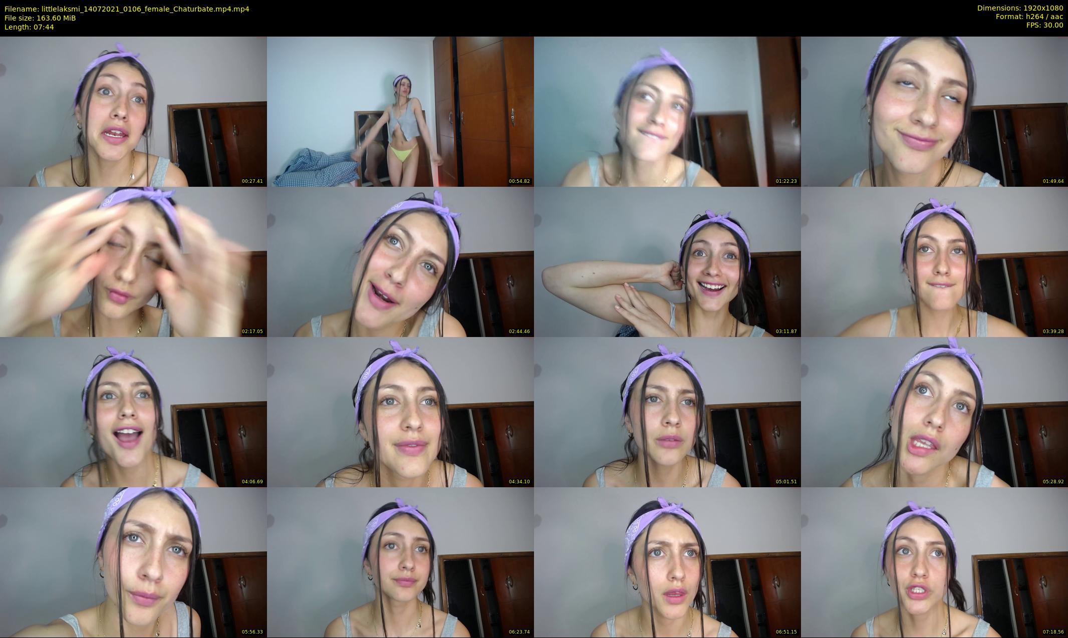 littlelaksmi — 8 minute Chaturbate female cam show recording, 1080p, Jul 14, 2021