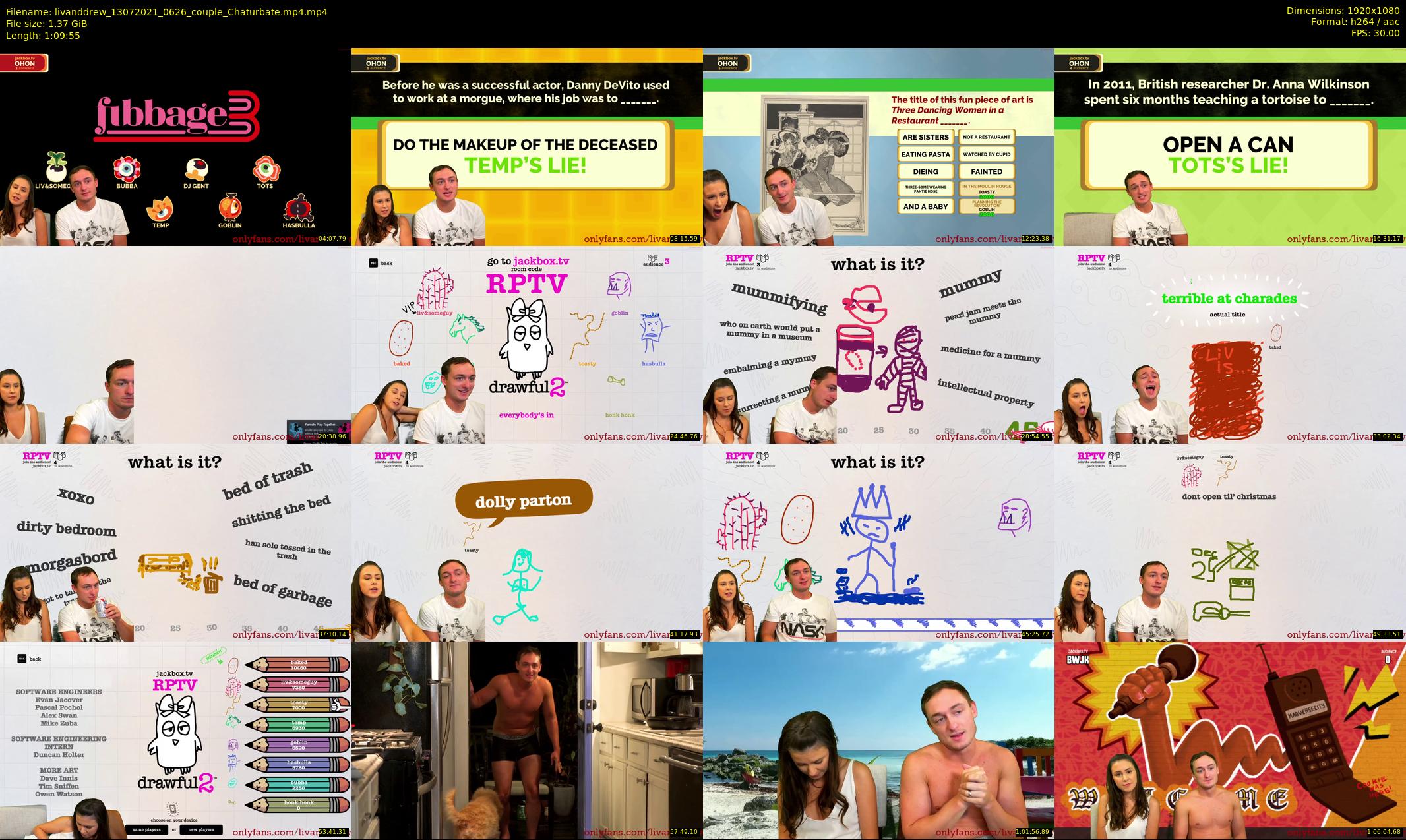 livanddrew — 70 minute Chaturbate couple cam show recording, 1080p, Jul 13, 2021
