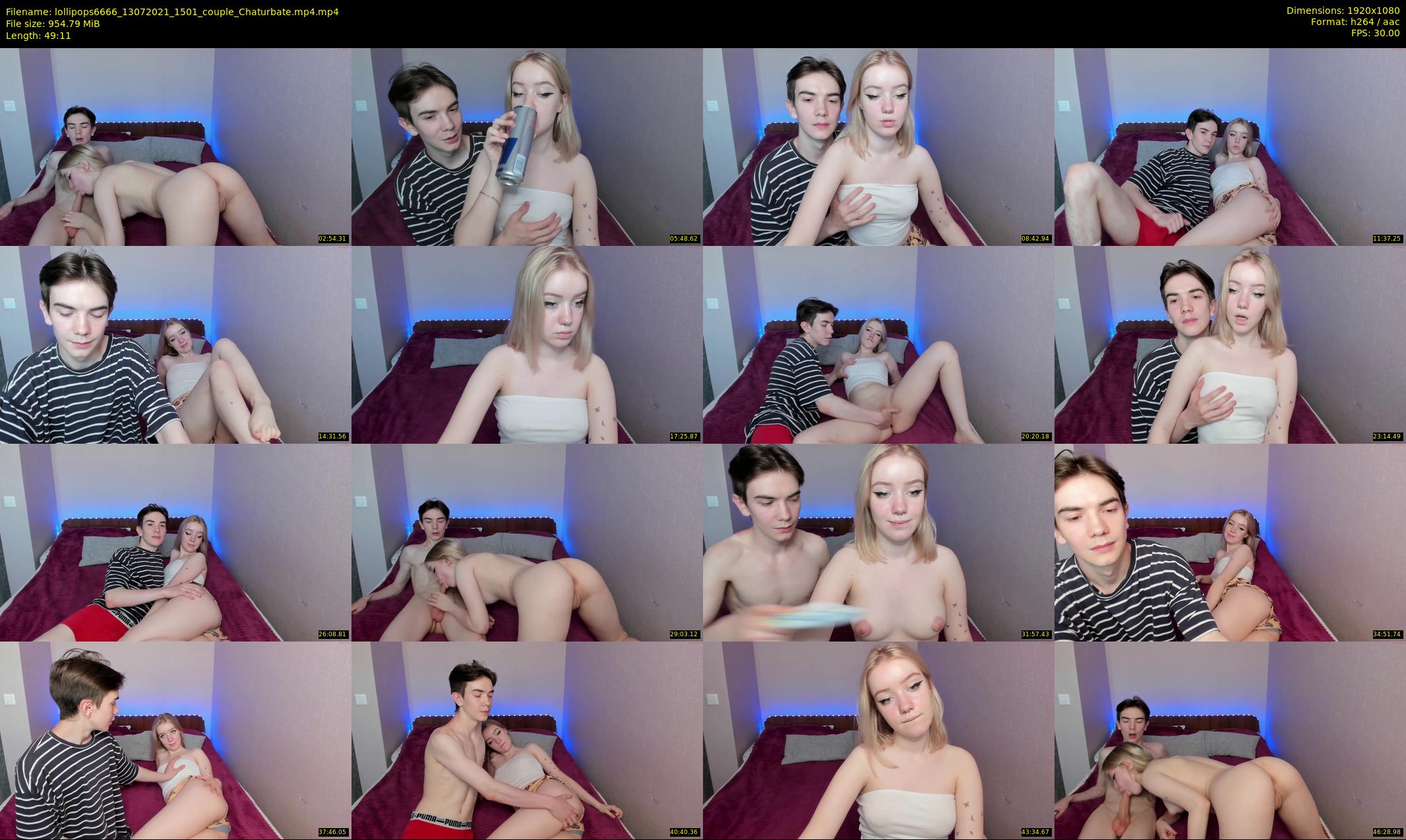 lollipops6666 — 50 minute Chaturbate couple cam show recording, 1080p, Jul 13, 2021