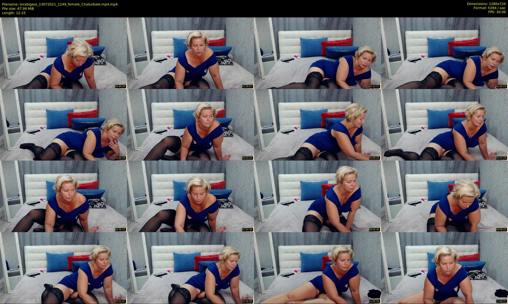 lorabigass — 13 minute Chaturbate female cam show recording, 720p, Jul 13, 2021
