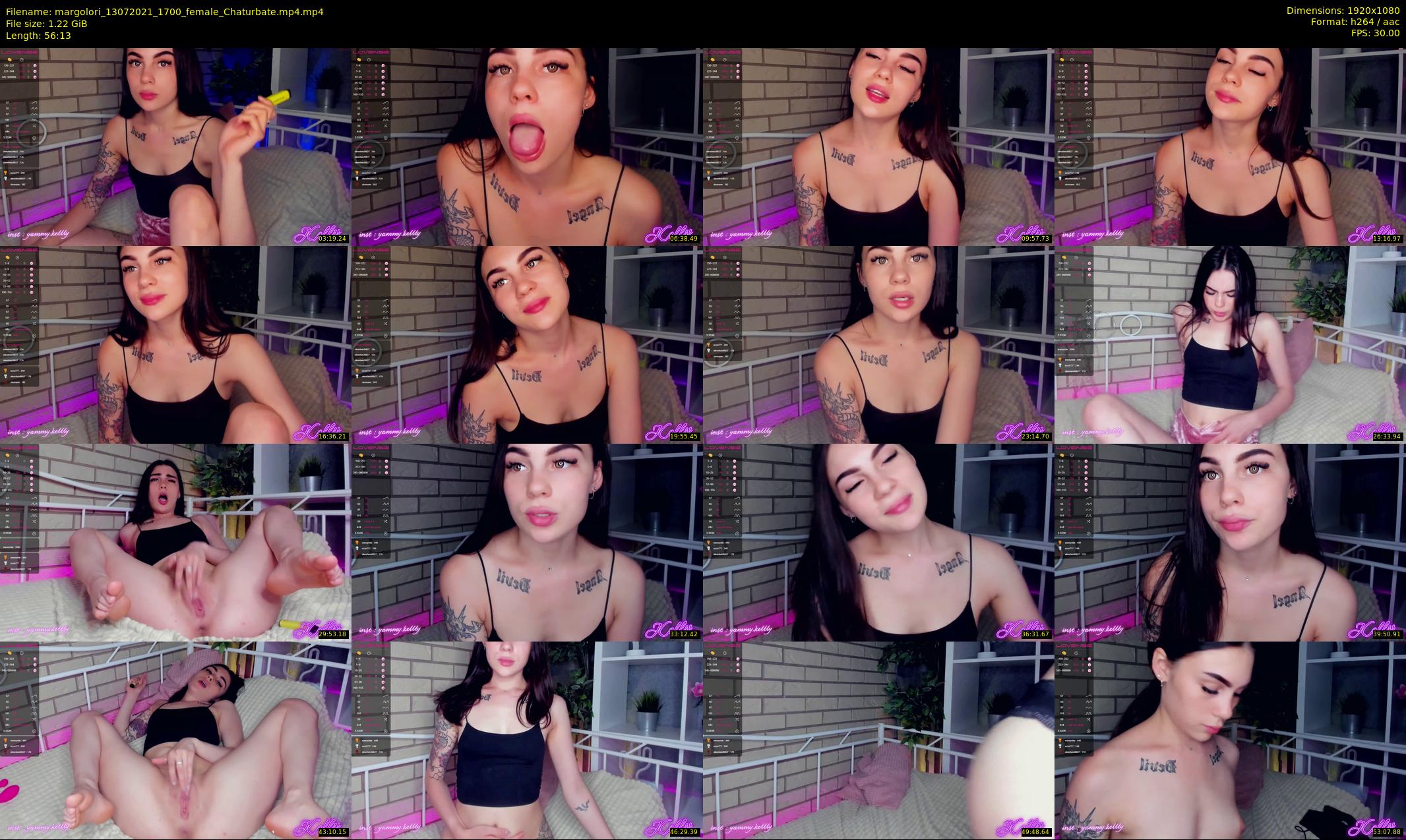 margolori — 57 minute Chaturbate couple cam show recording, 1080p, Jul 13, 2021