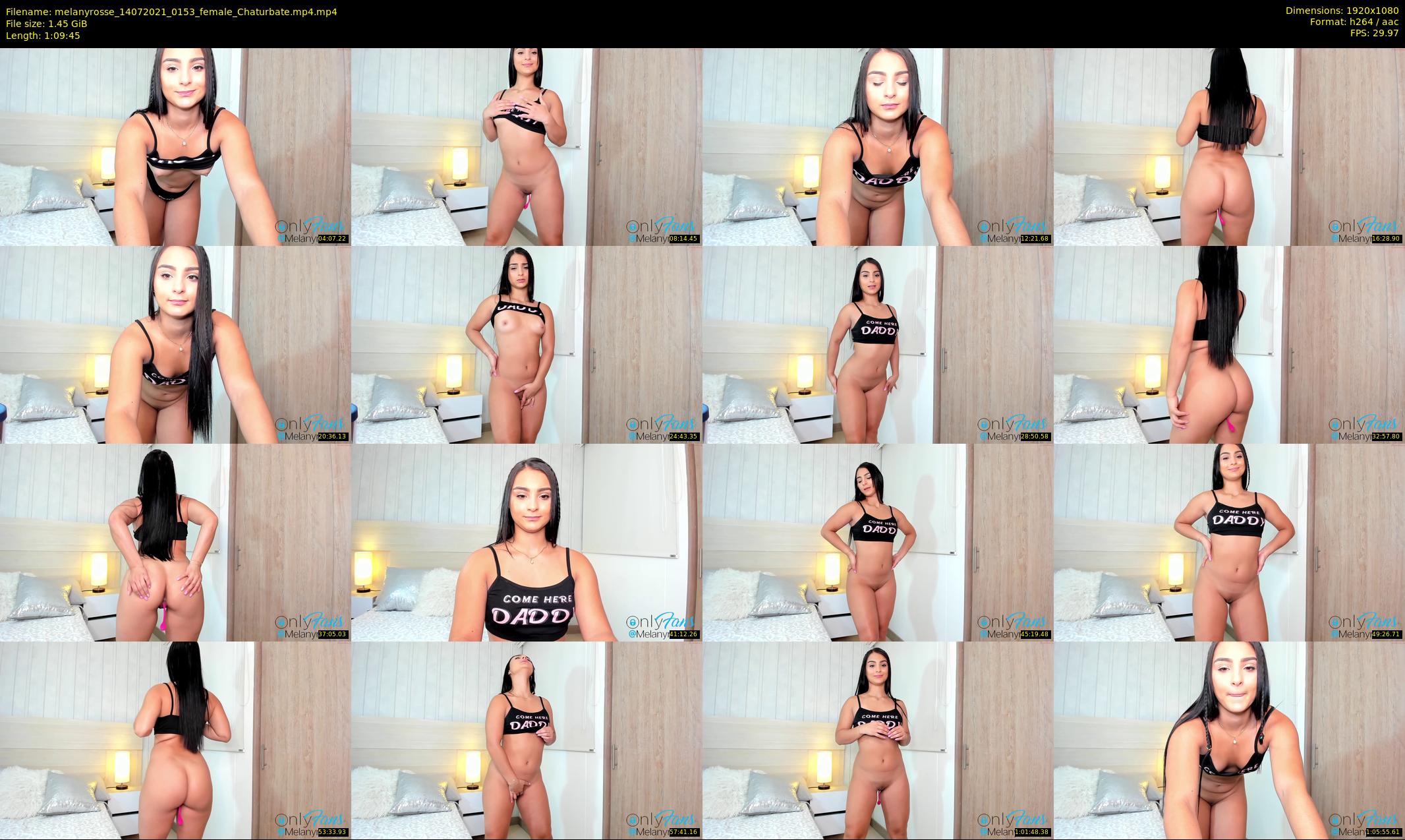 melanyrosse — 70 minute Chaturbate female cam show recording, 1080p, Jul 14, 2021