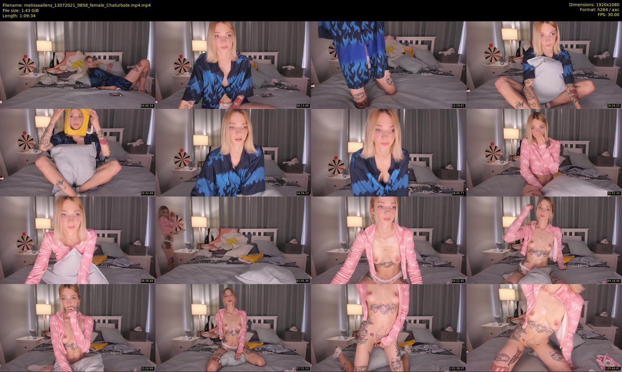 melissaallens — 70 minute Chaturbate female cam show recording, 1080p, Jul 13, 2021