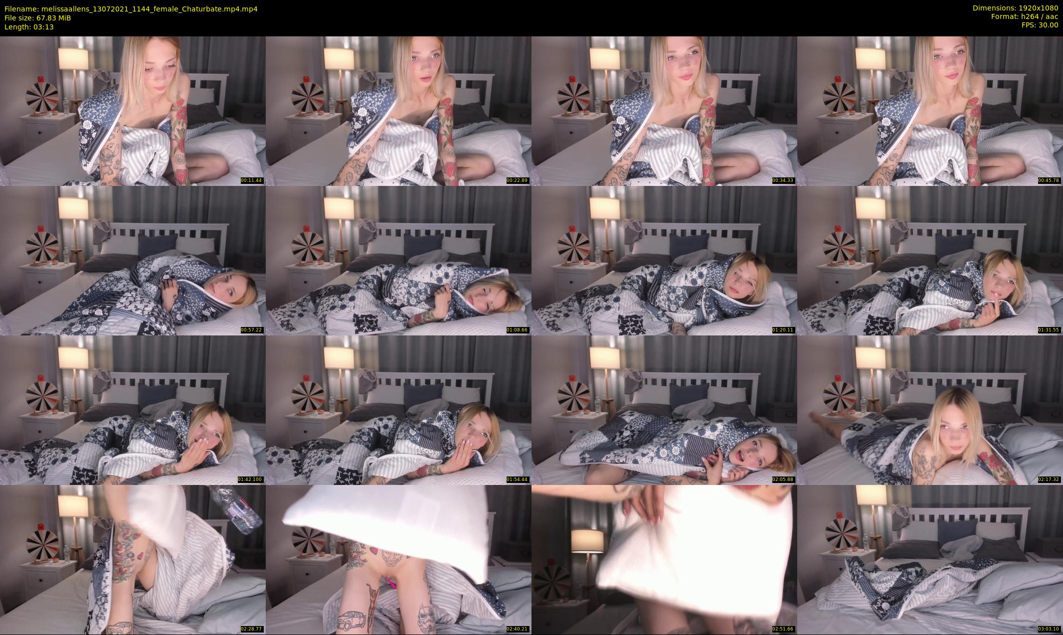melissaallens — 4 minute Chaturbate female cam show recording, 1080p, Jul 13, 2021
