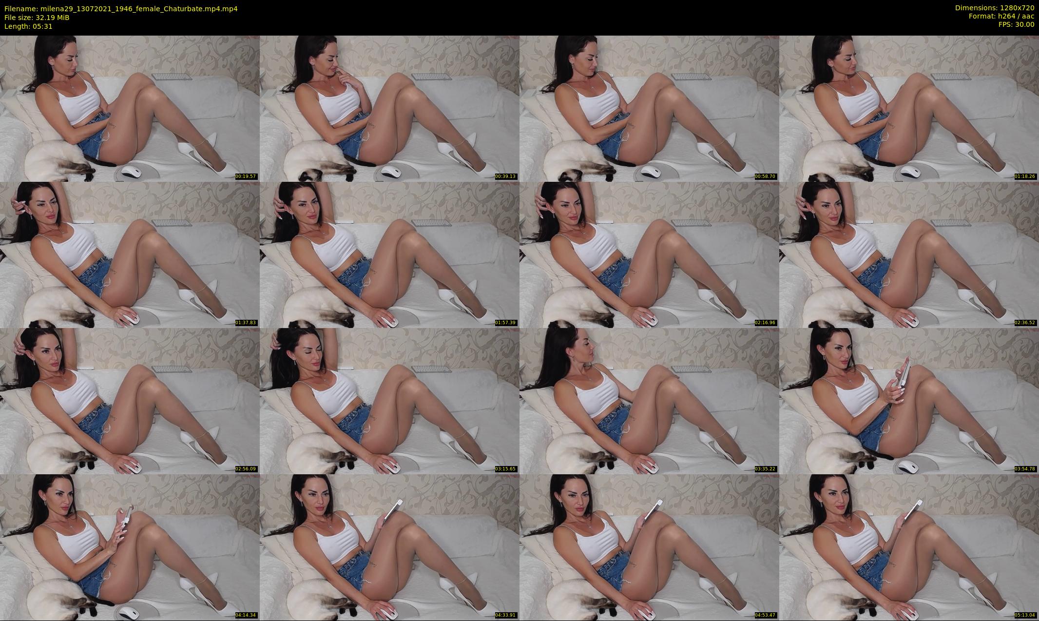 milena29 — 6 minute Chaturbate female cam show recording, 720p, Jul 13, 2021
