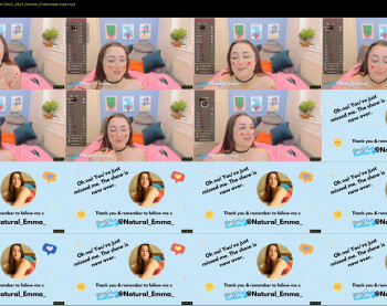 natural_british_emma — 7 minute Chaturbate female cam show recording, 1080p, Jul 13, 2021
