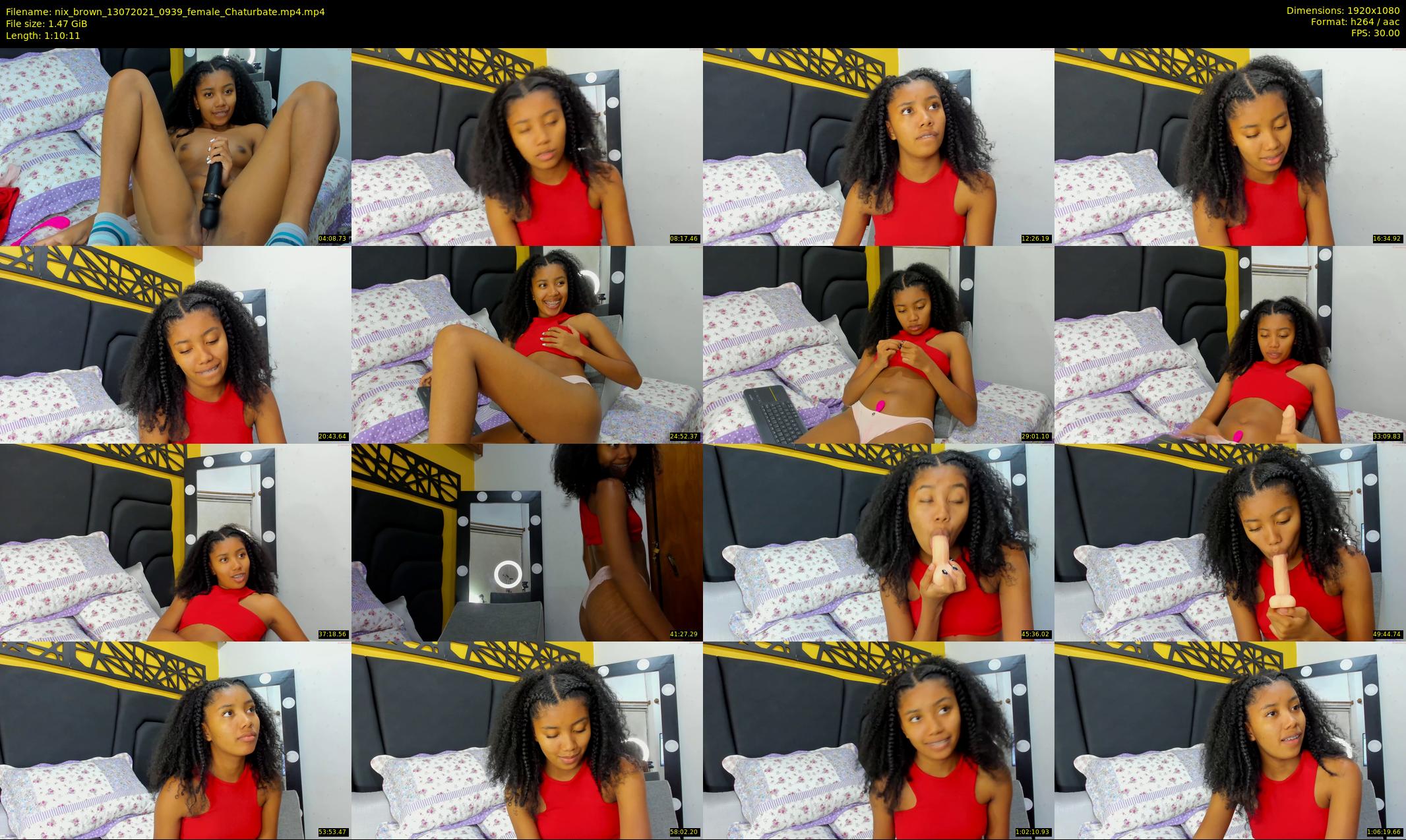 nix_brown — 71 minute Chaturbate female cam show recording, 1080p, Jul 13, 2021