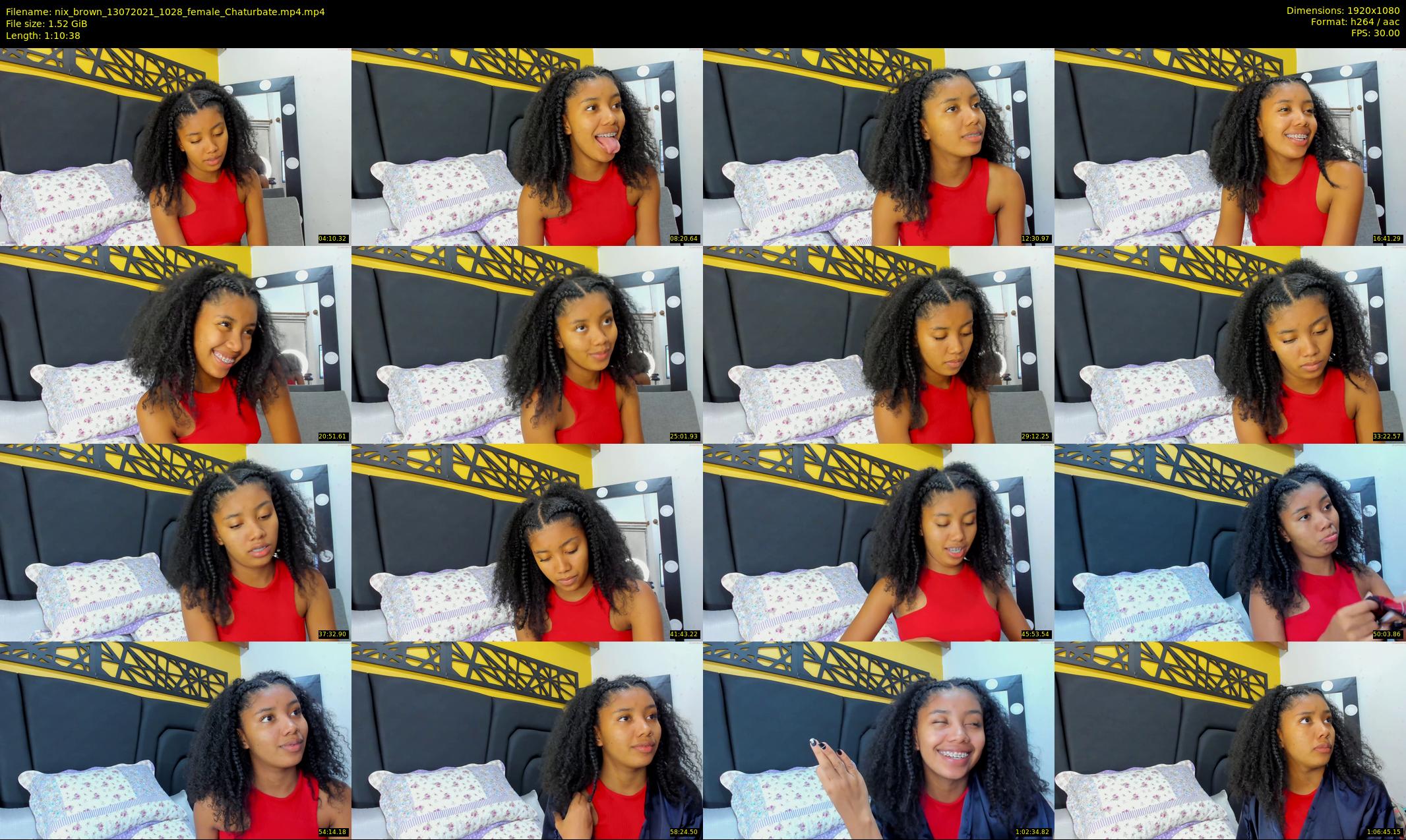 nix_brown — 71 minute Chaturbate female cam show recording, 1080p, Jul 13, 2021