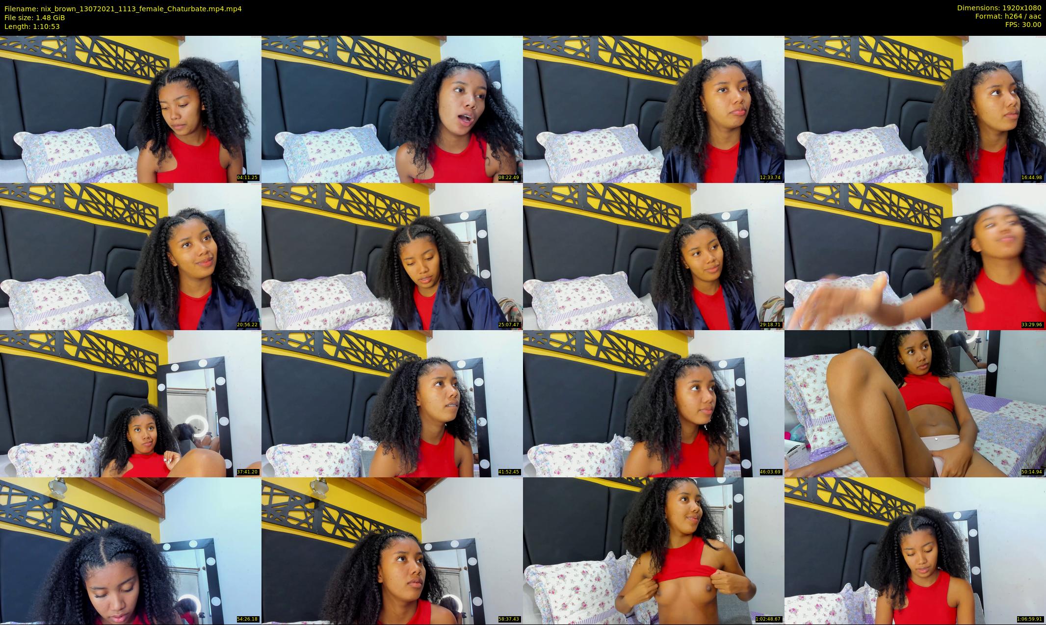 nix_brown — 71 minute Chaturbate female cam show recording, 1080p, Jul 13, 2021
