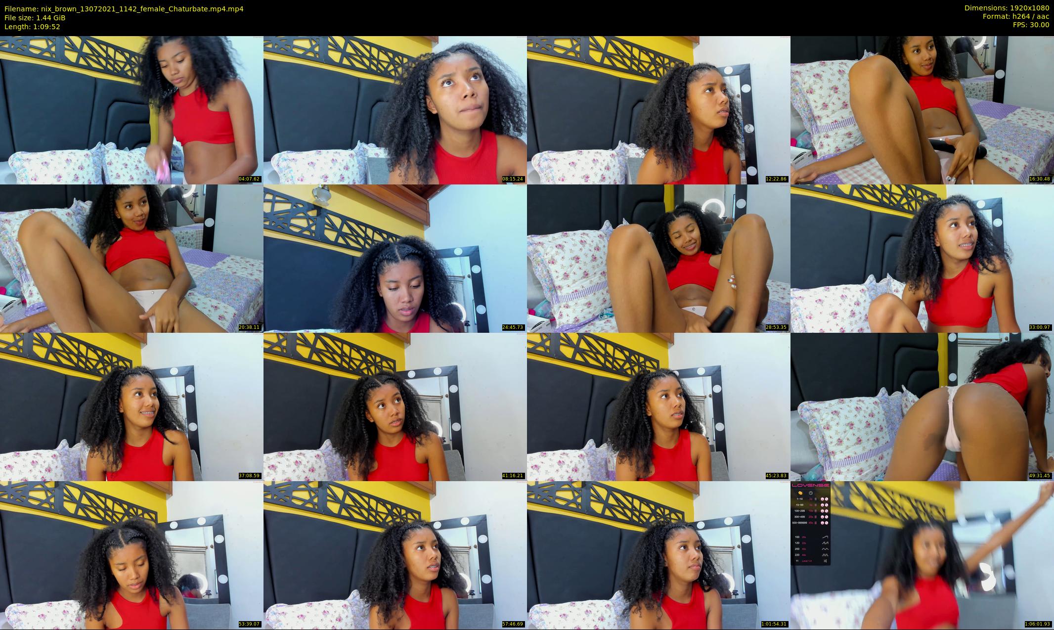 nix_brown — 70 minute Chaturbate female cam show recording, 1080p, Jul 13, 2021