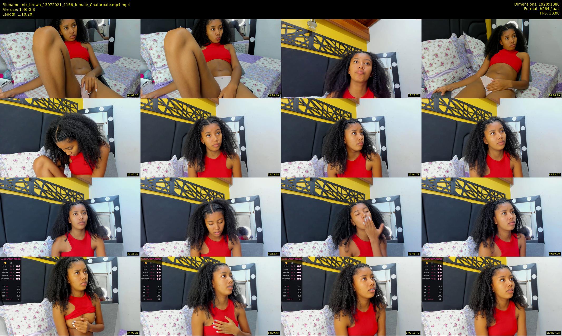 nix_brown — 71 minute Chaturbate female cam show recording, 1080p, Jul 13, 2021