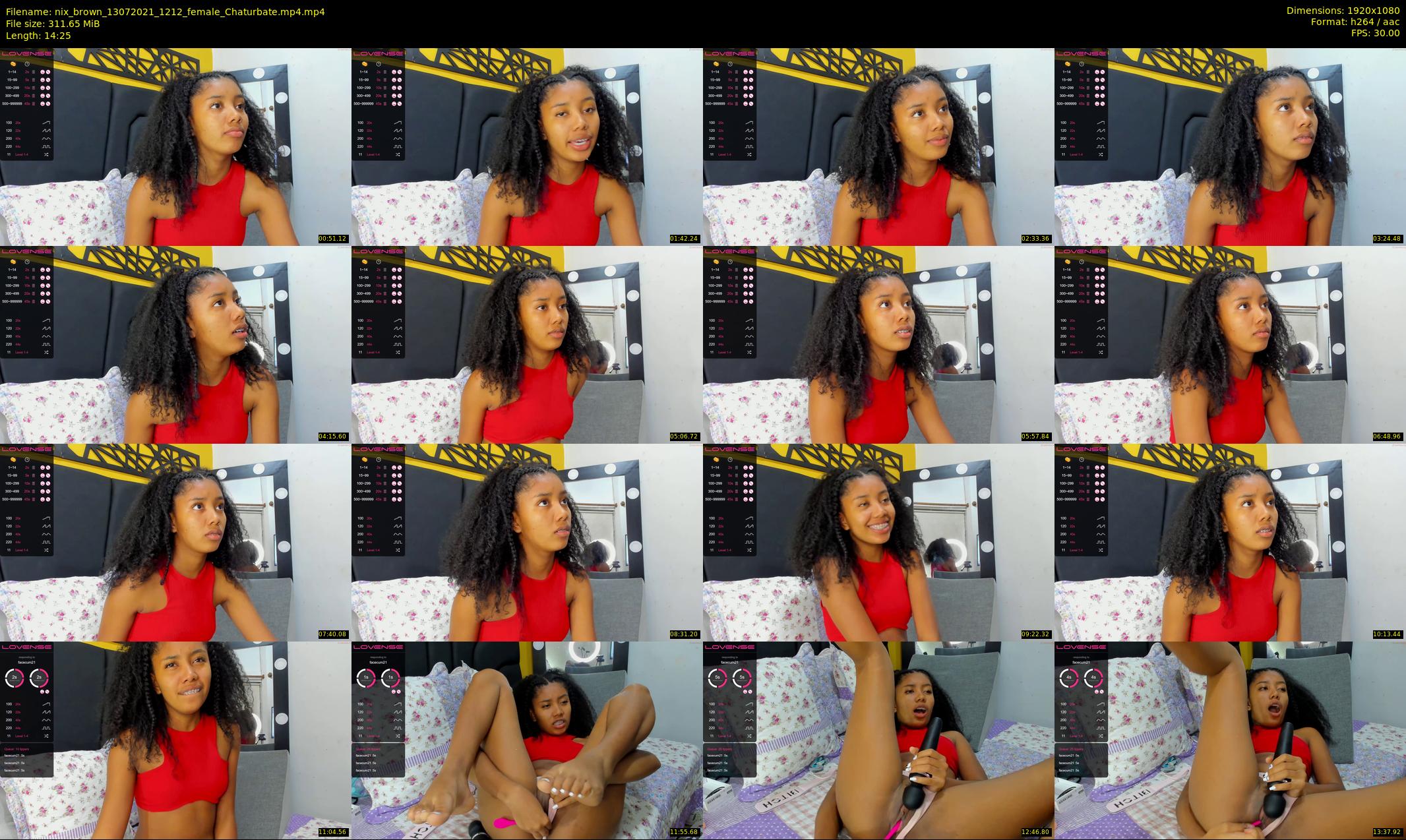 nix_brown — 15 minute Chaturbate female cam show recording, 1080p, Jul 13, 2021