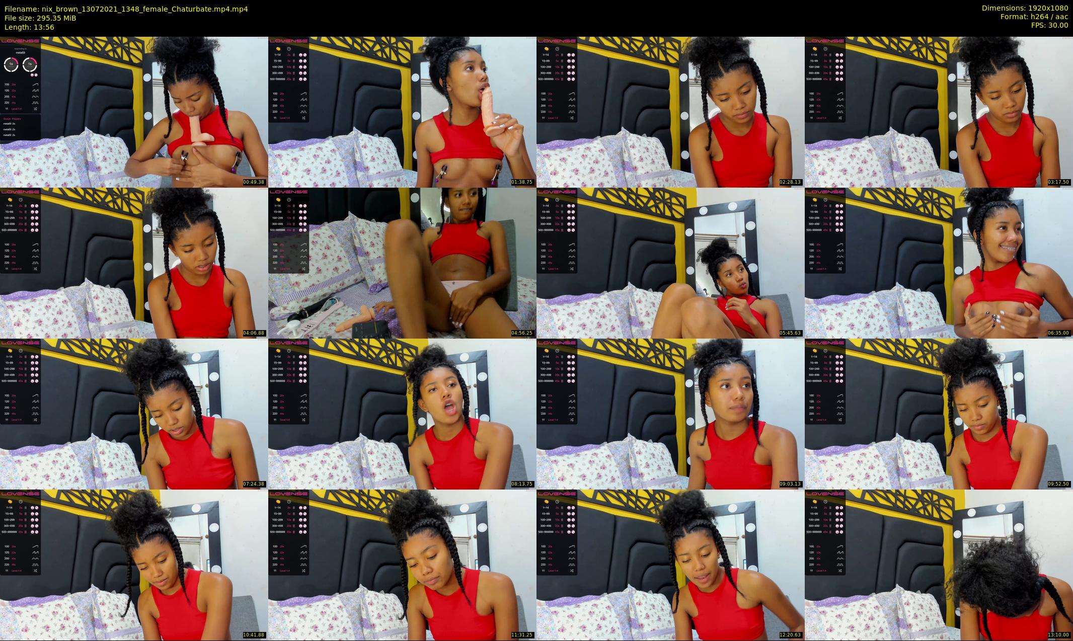 nix_brown — 14 minute Chaturbate female cam show recording, 1080p, Jul 13, 2021