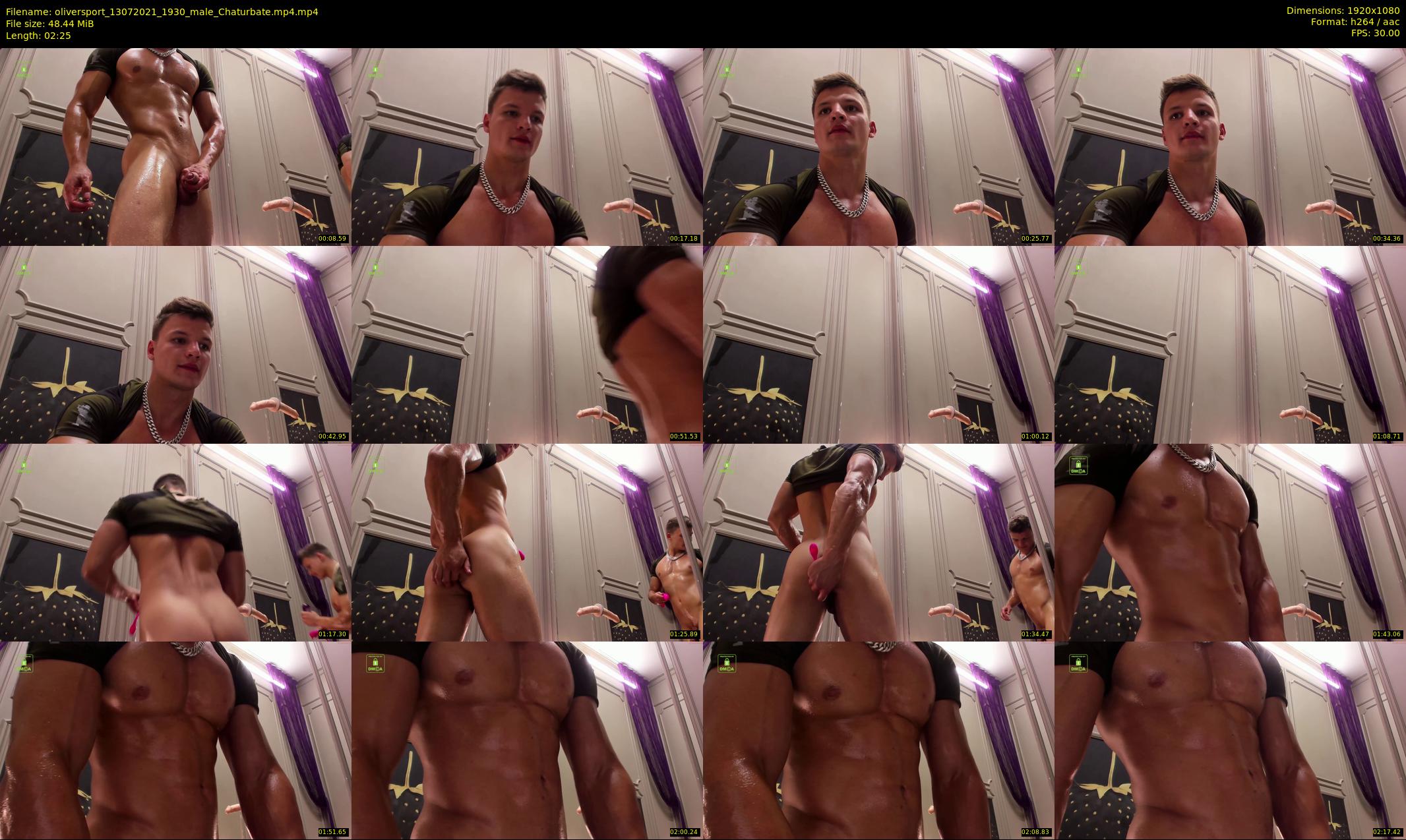 oliversport — 3 minute Chaturbate male cam show recording, 1080p, Jul 13, 2021
