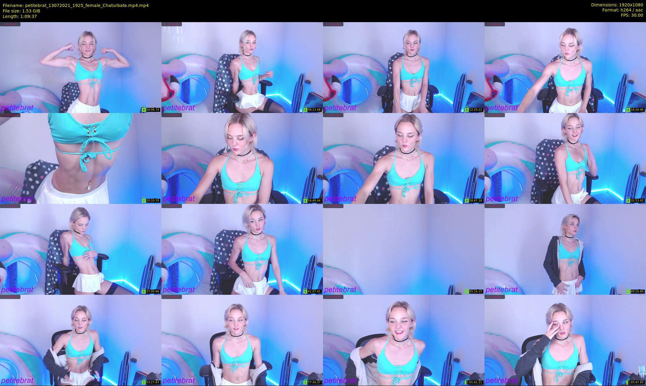 petitebrat — 70 minute Chaturbate female cam show recording, 1080p, Jul 13, 2021
