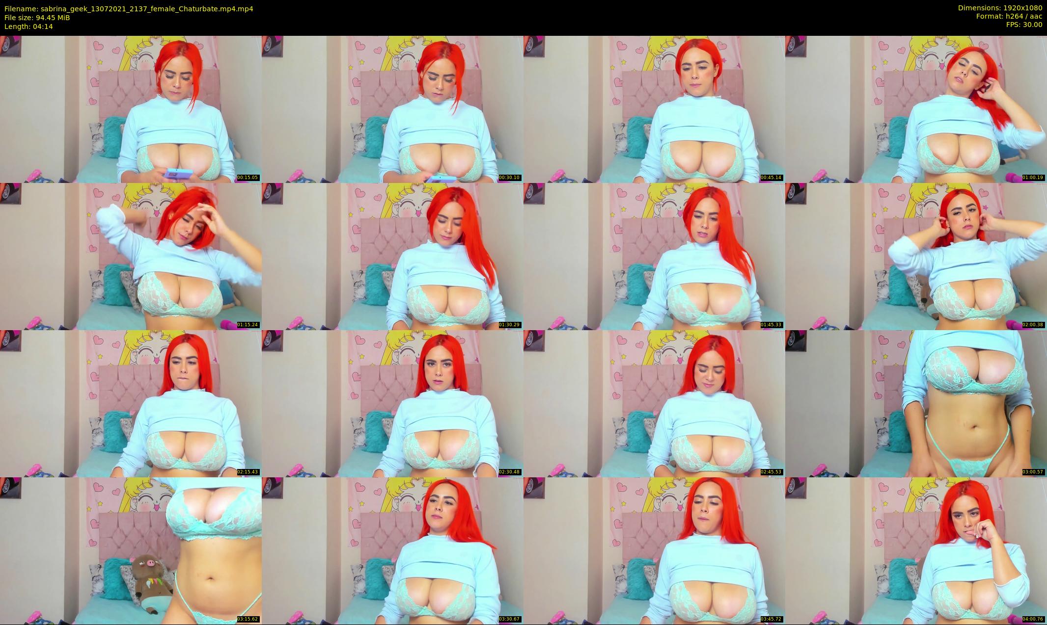 sabrina_geek — 5 minute Chaturbate female cam show recording, 1080p, Jul 13, 2021
