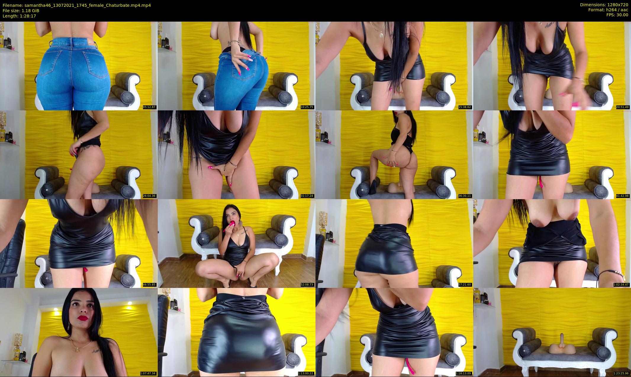 samantha46 — 89 minute Chaturbate female cam show recording, 720p, Jul 13, 2021