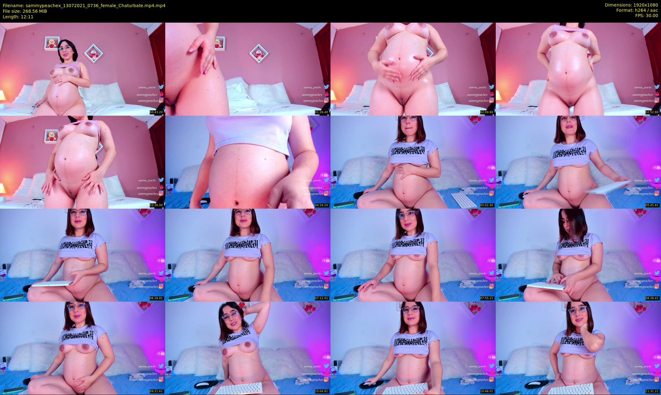 sammypeachex — 13 minute Chaturbate female cam show recording, 1080p, Jul 13, 2021
