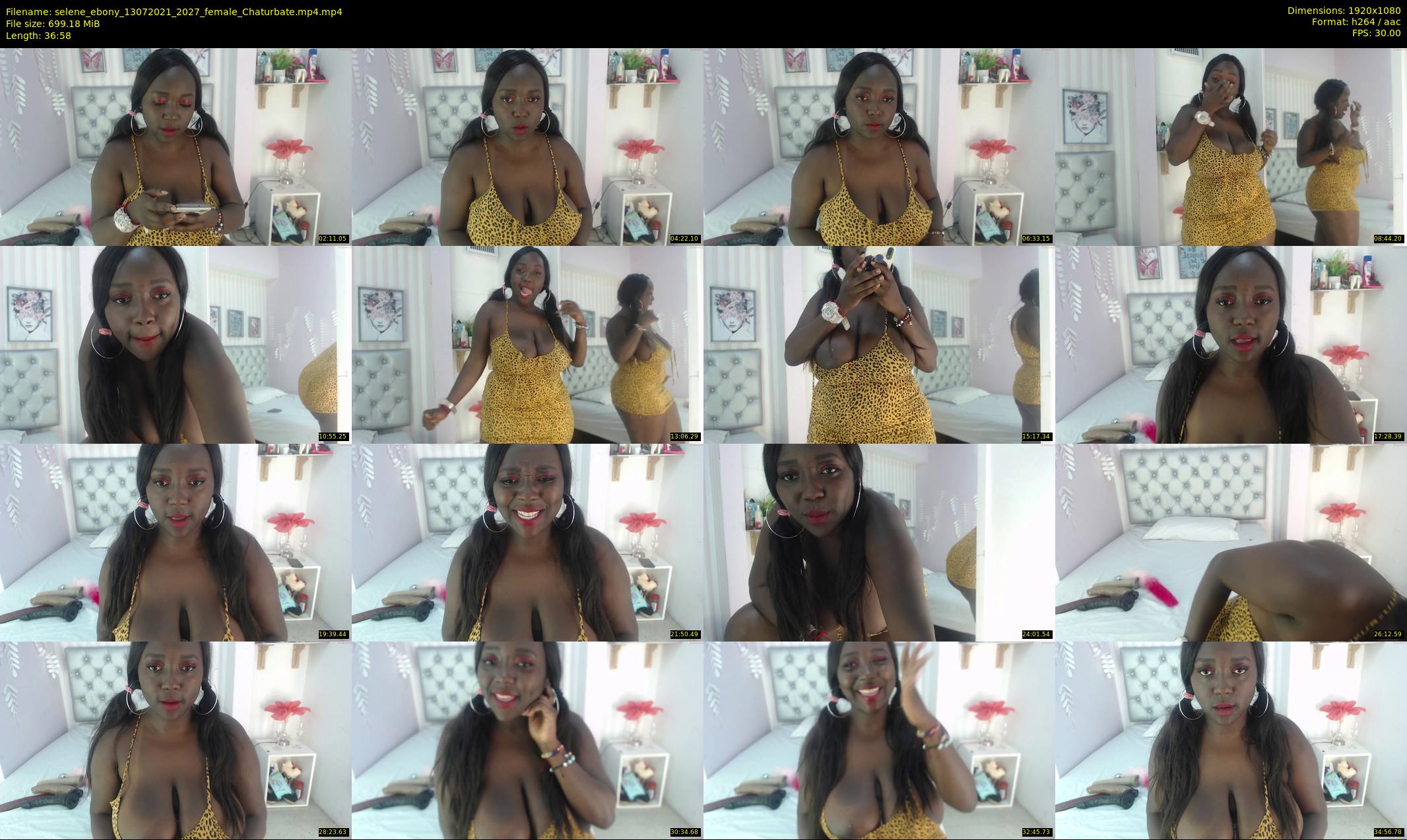selene_ebony — 37 minute Chaturbate female cam show recording, 1080p, Jul 13, 2021
