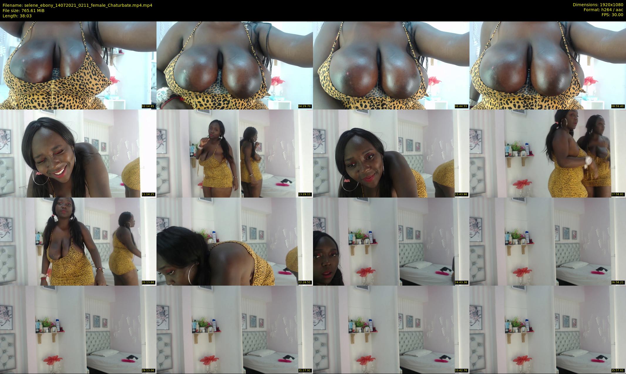 selene_ebony — 39 minute Chaturbate female cam show recording, 1080p, Jul 14, 2021
