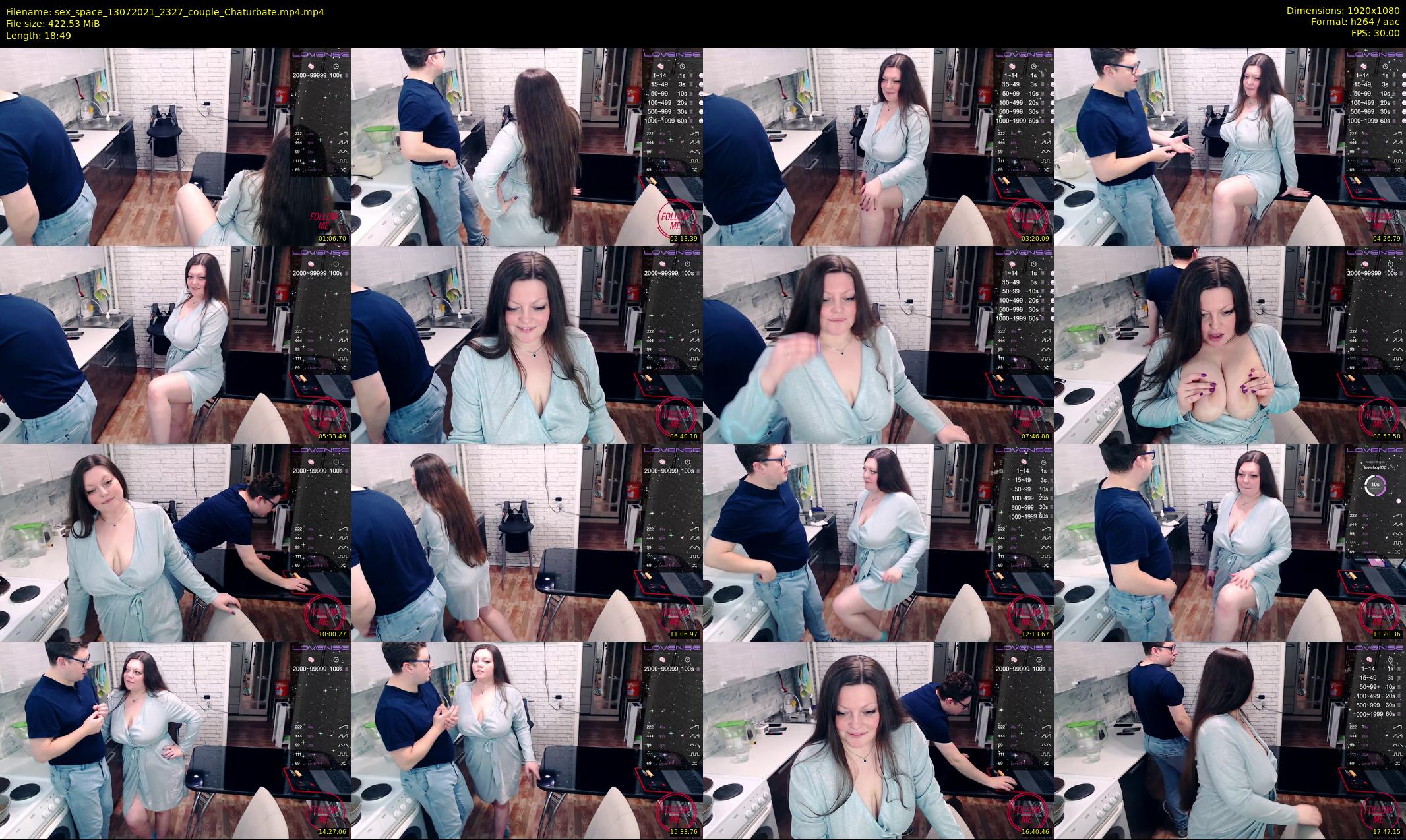 sex_space — 19 minute Chaturbate couple cam show recording, 1080p, Jul 13, 2021