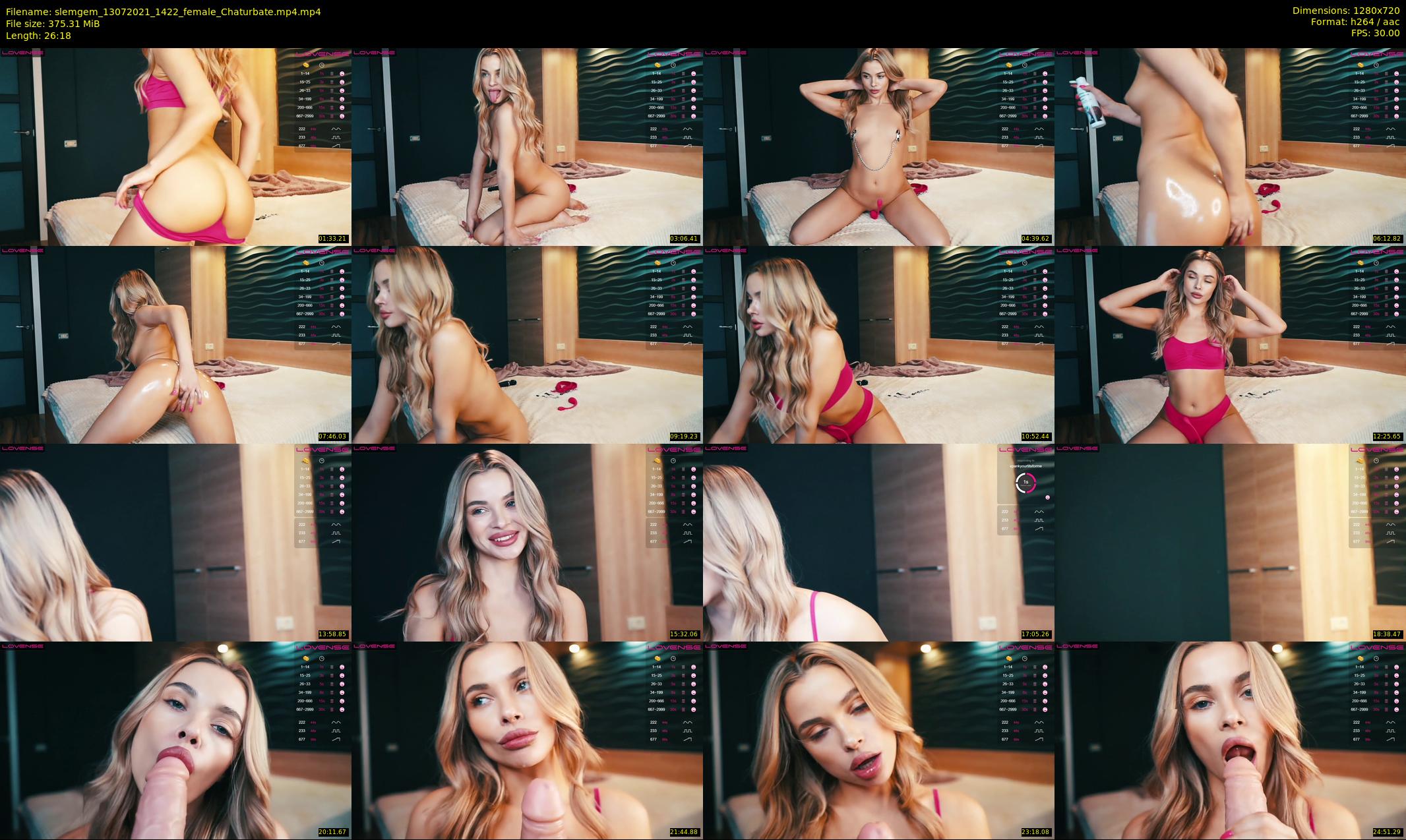 slemgem — 27 minute Chaturbate couple cam show recording, 720p, Jul 13, 2021