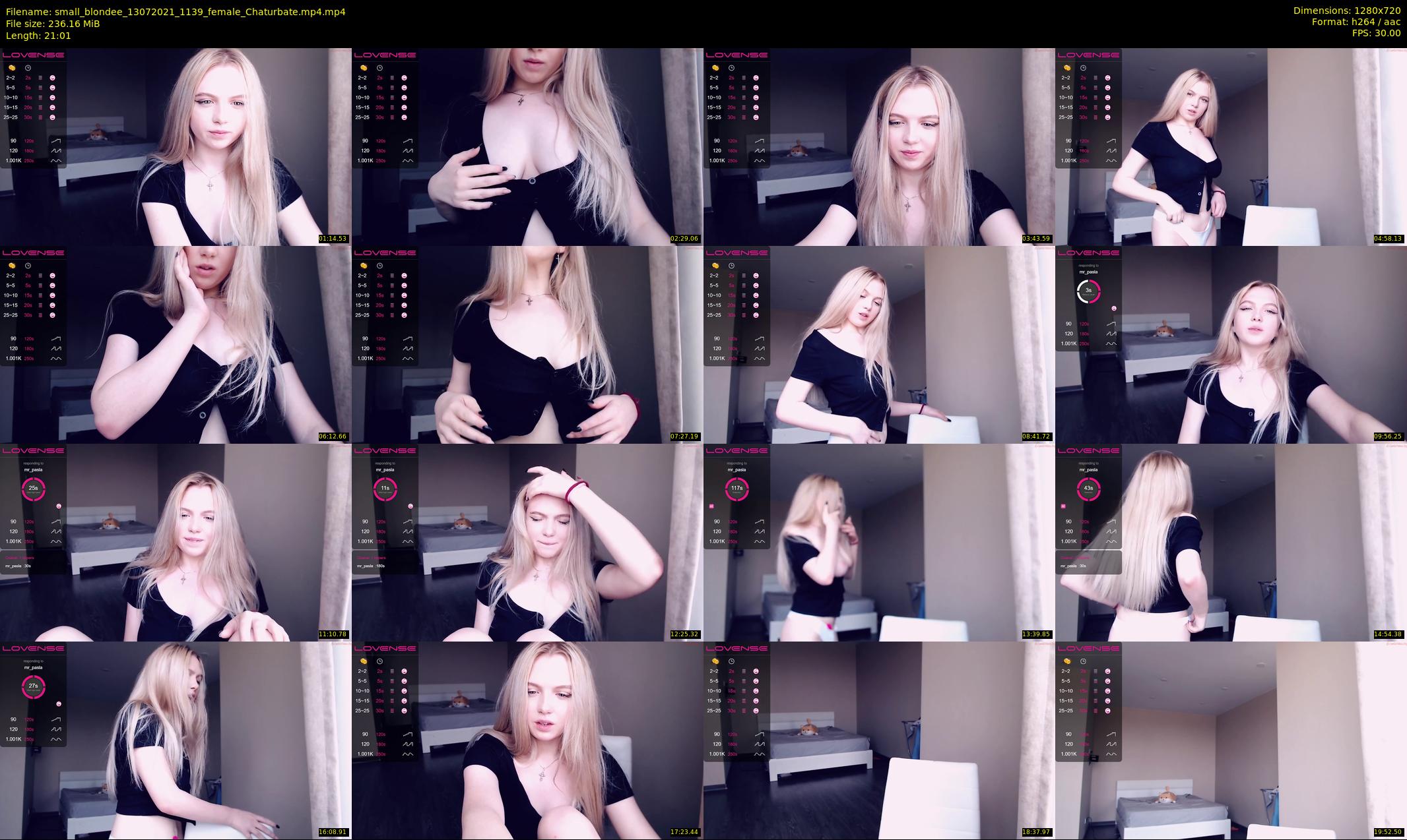 small_blondee — 22 minute Chaturbate female cam show recording, 720p, Jul 13, 2021