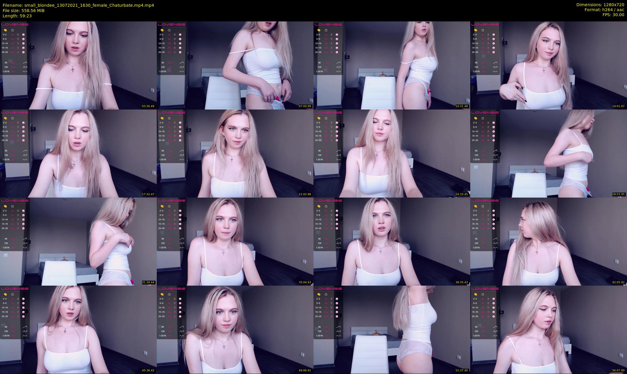small_blondee — 60 minute Chaturbate female cam show recording, 720p, Jul 13, 2021