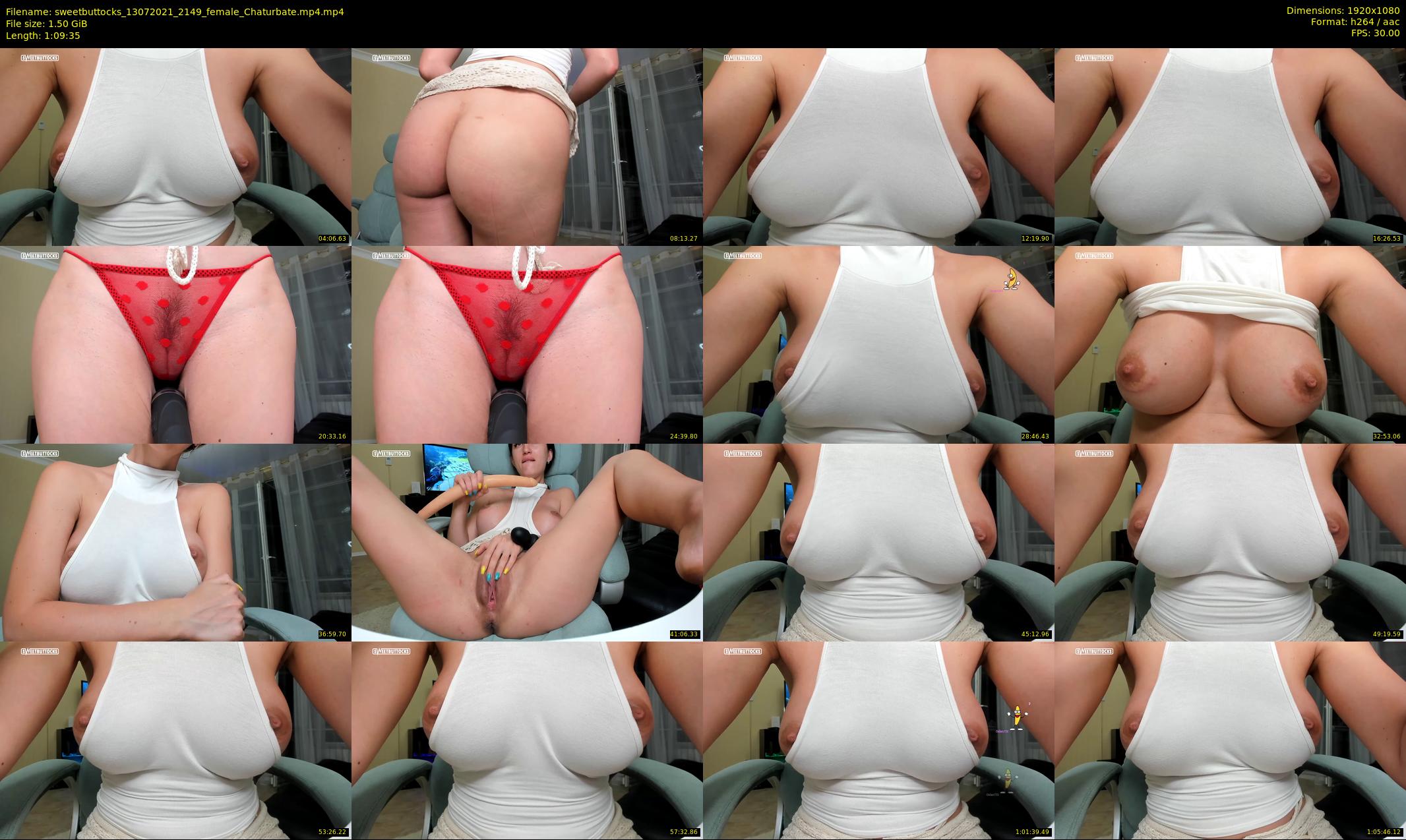sweetbuttocks — 70 minute Chaturbate female cam show recording, 1080p, Jul 13, 2021
