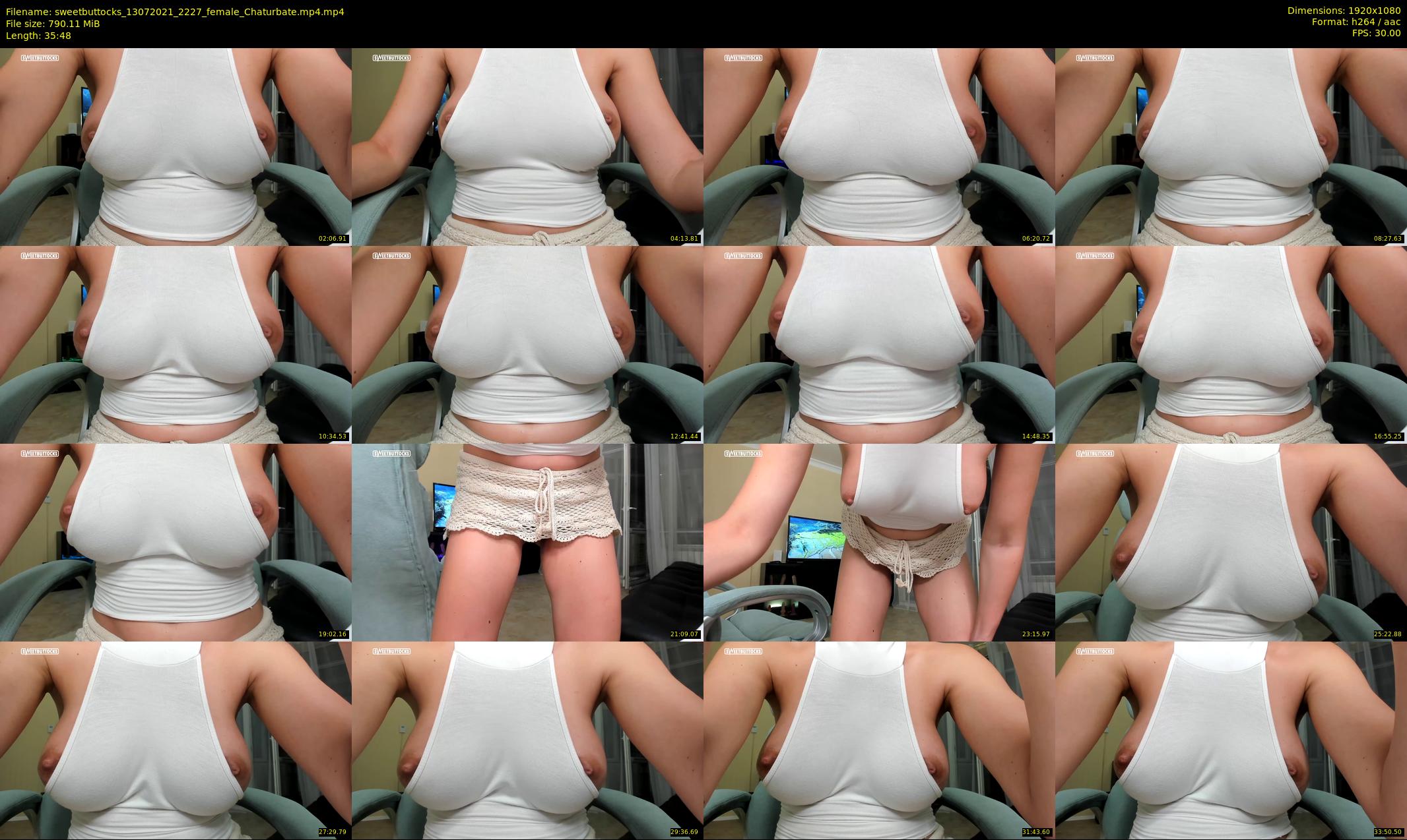 sweetbuttocks — 36 minute Chaturbate female cam show recording, 1080p, Jul 13, 2021