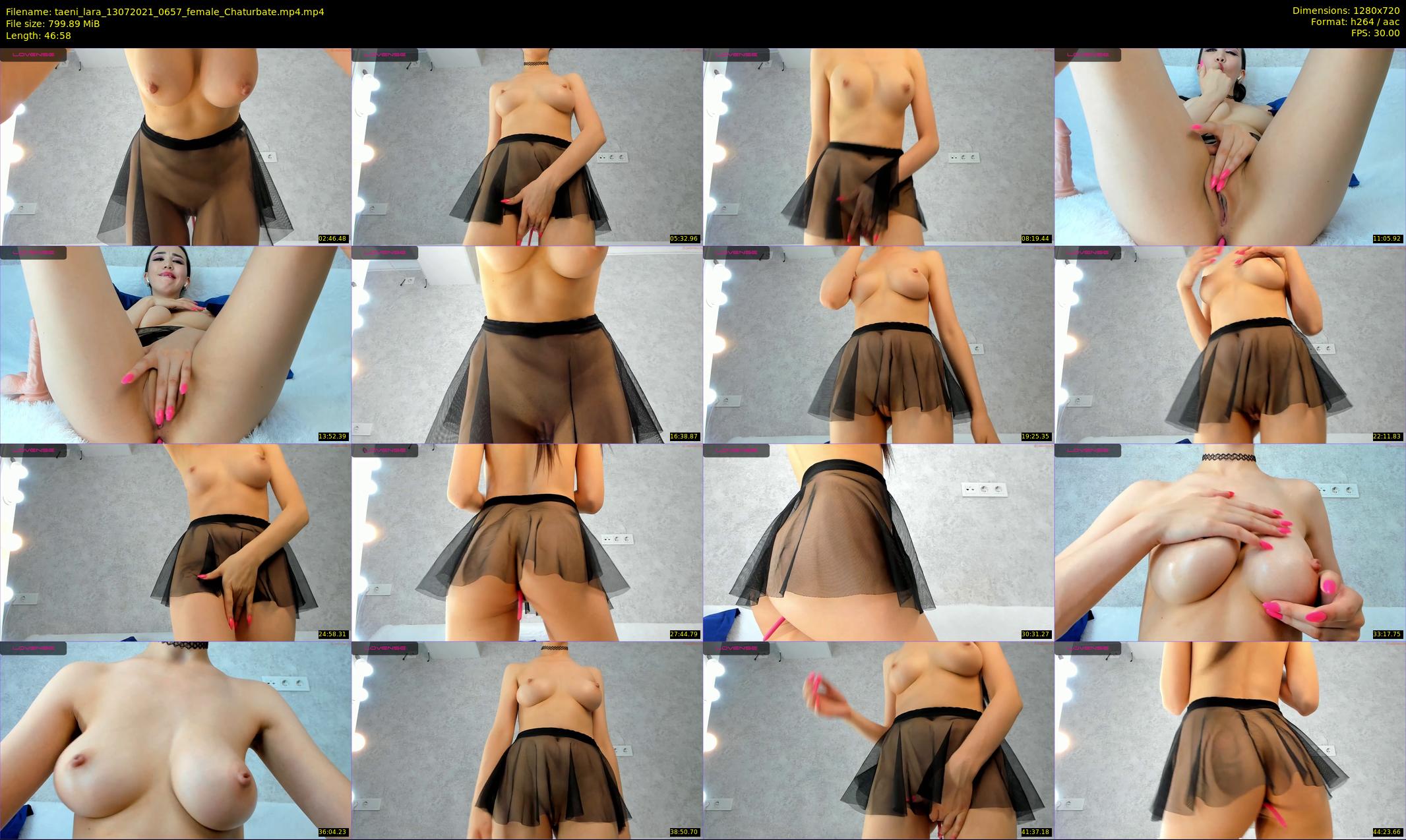 taeni_lara — 47 minute Chaturbate female cam show recording, 720p, Jul 13, 2021