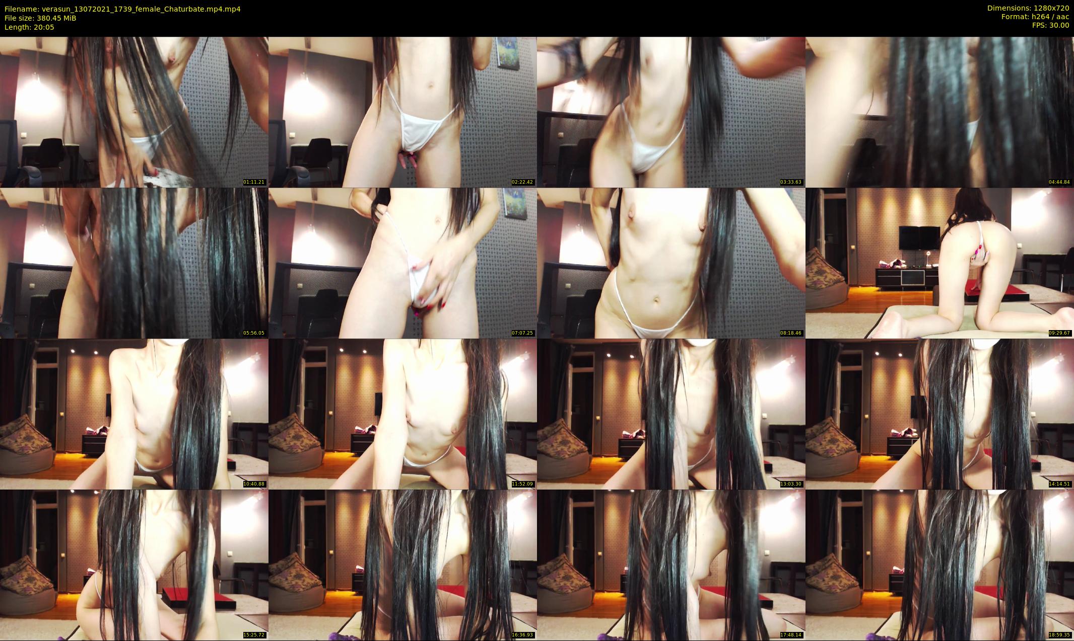 verasun — 21 minute Chaturbate female cam show recording, 720p, Jul 13, 2021